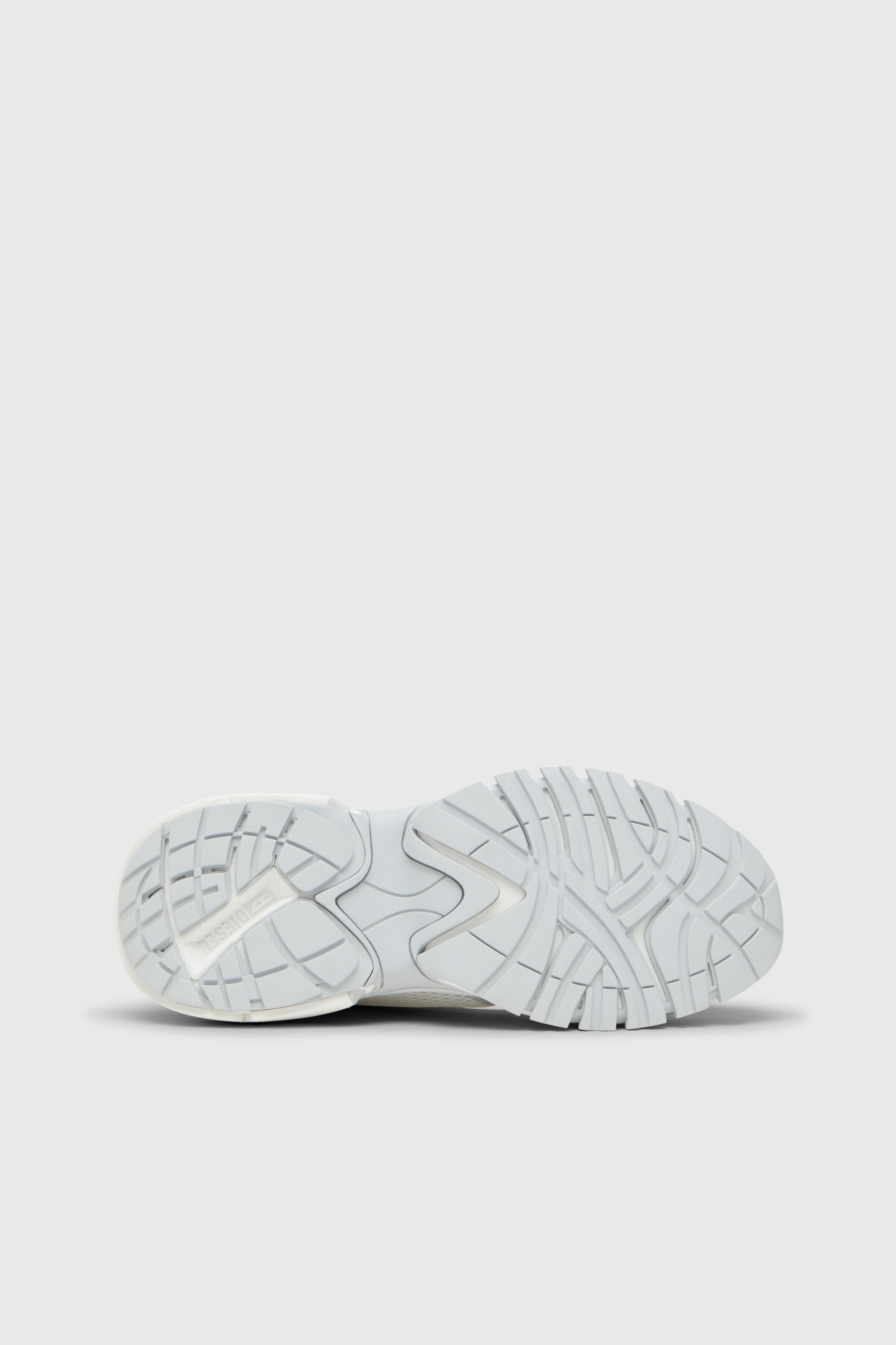 Diesel - S-PRO-V-DENSE LOW W, S-Pro-V-Dense-Baskets en mesh m&eacute;tallis&eacute; avec logo Oval D Femme in Blanc - 5