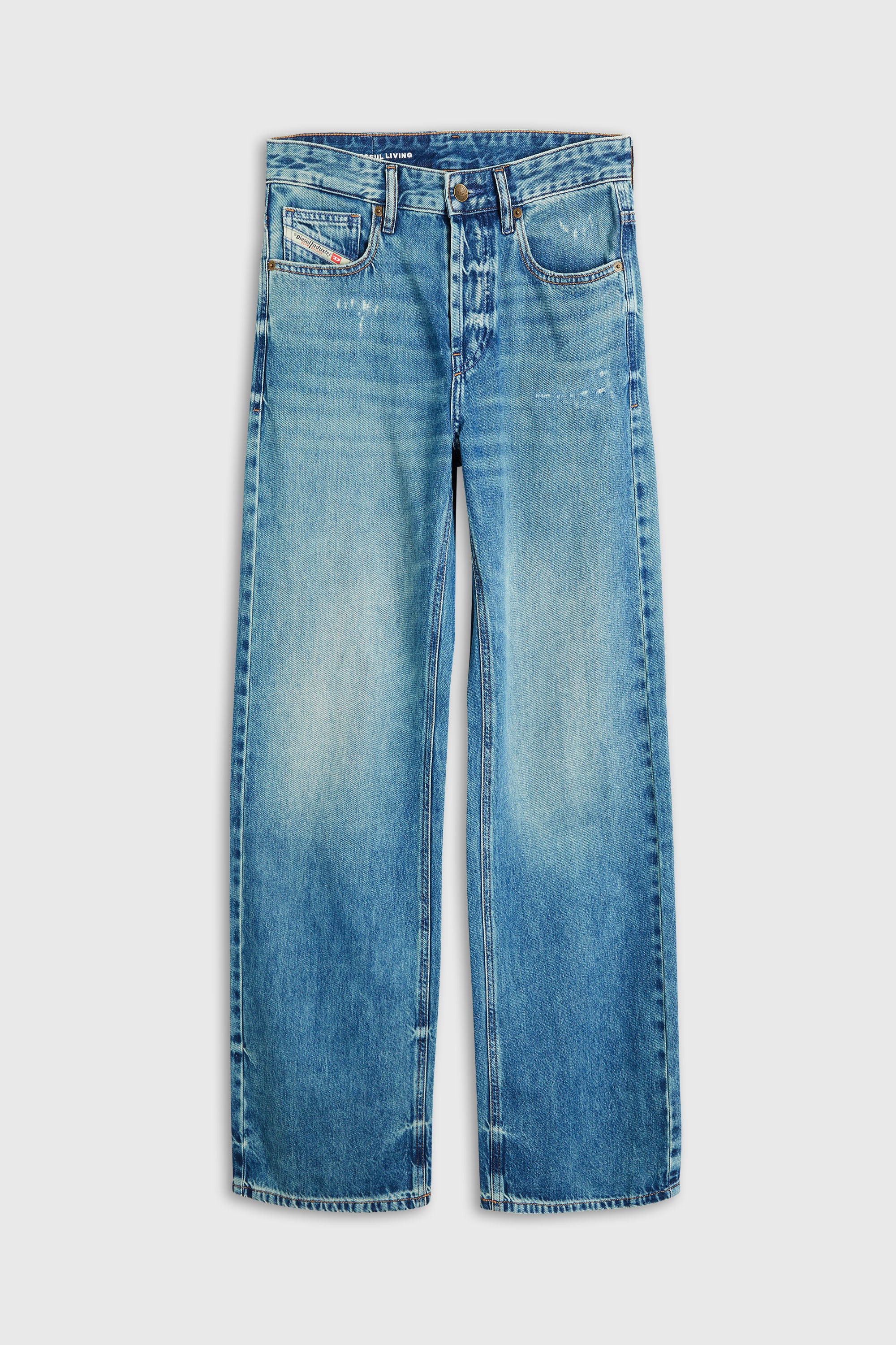 Diesel - Relaxed Jeans 1990 D-Waigee 0TJDI Femme, Bleu moyen - Image 2