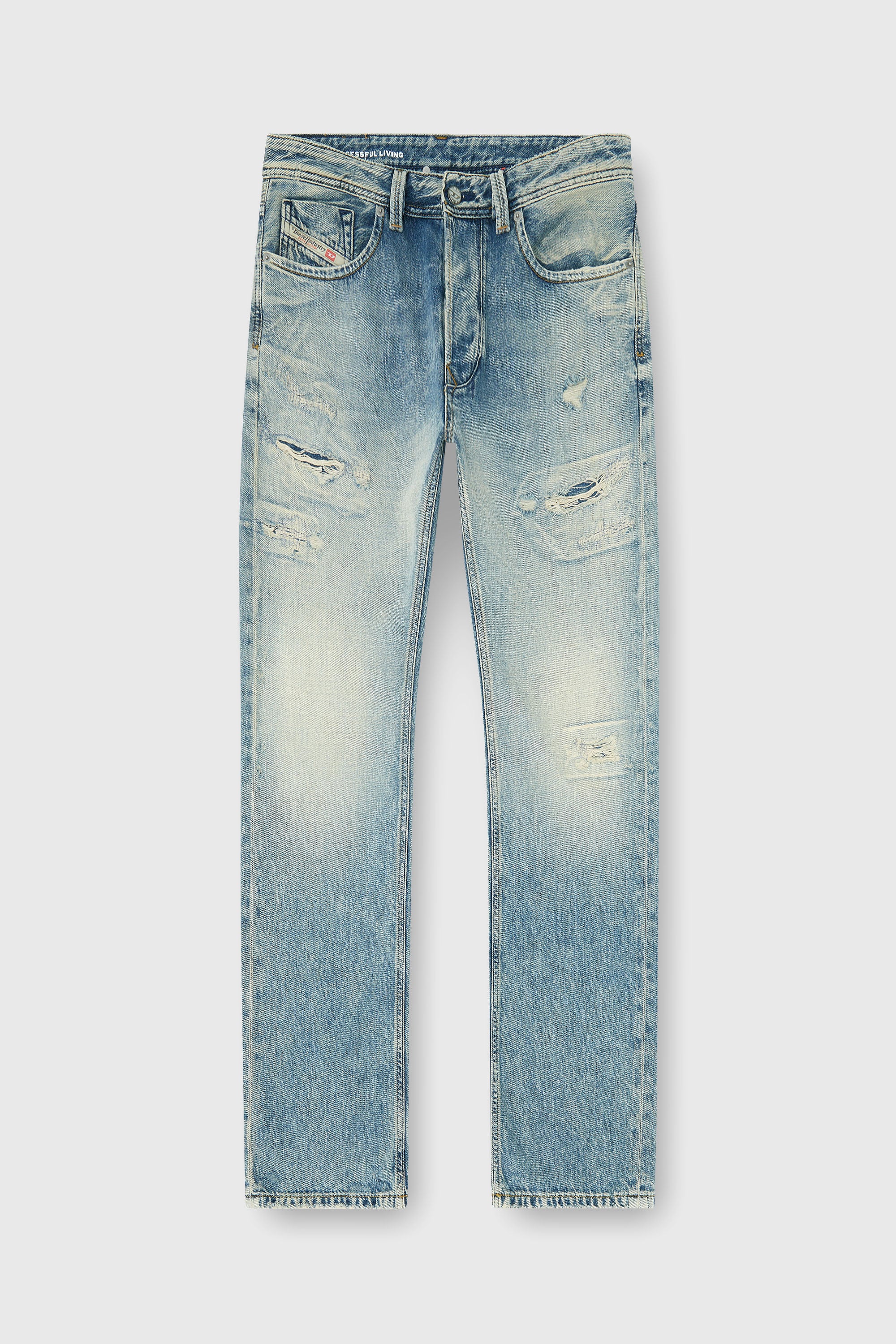 Diesel - Regular Jeans 1985 Larkee 09P62 Homme, Bleu moyen - Image 2
