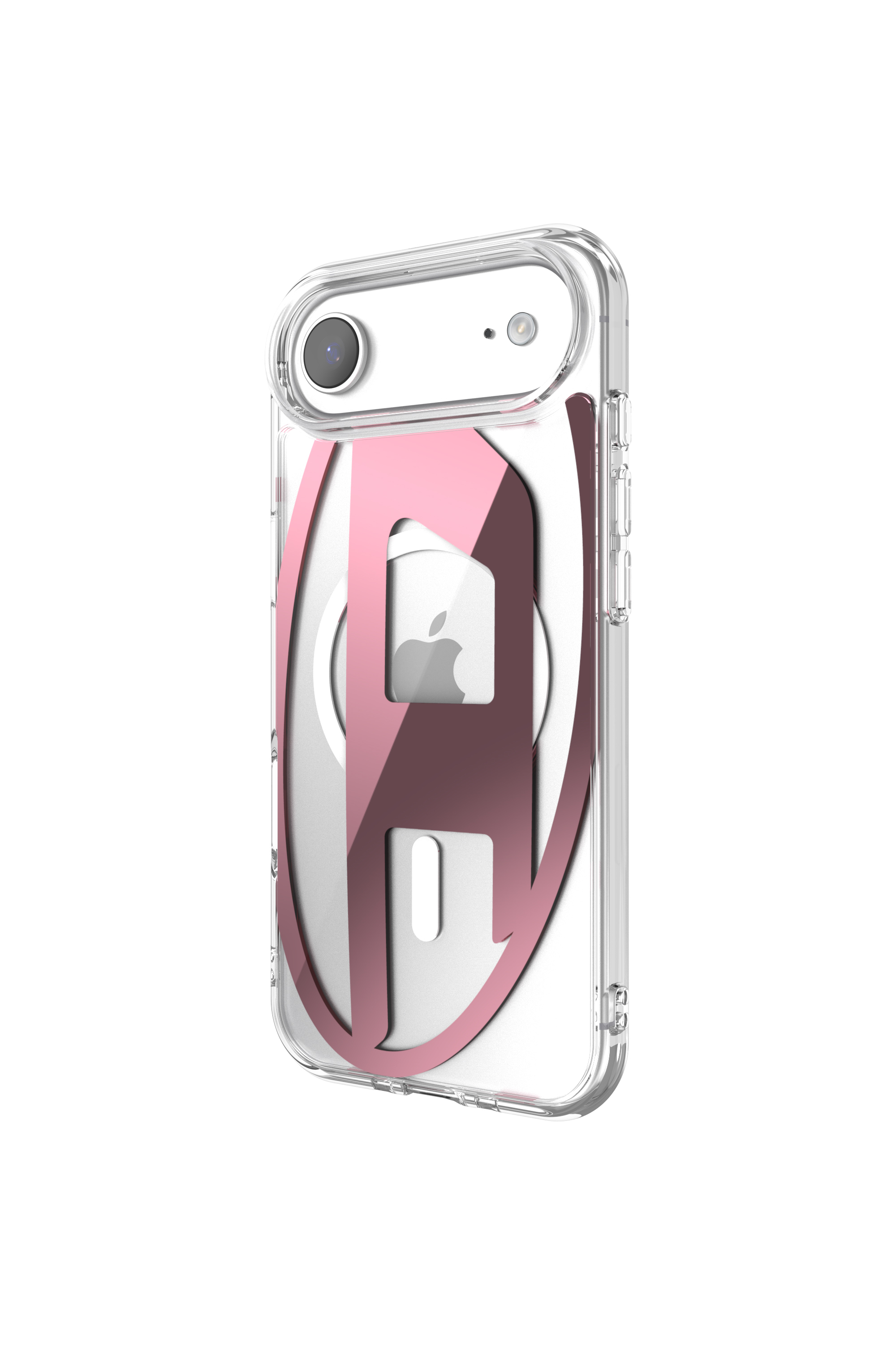 Diesel - 60420 AOP CASE, Étui métallique Oval D avec Magsafe pour iPhone 17 Air Mixte in Rose - 4