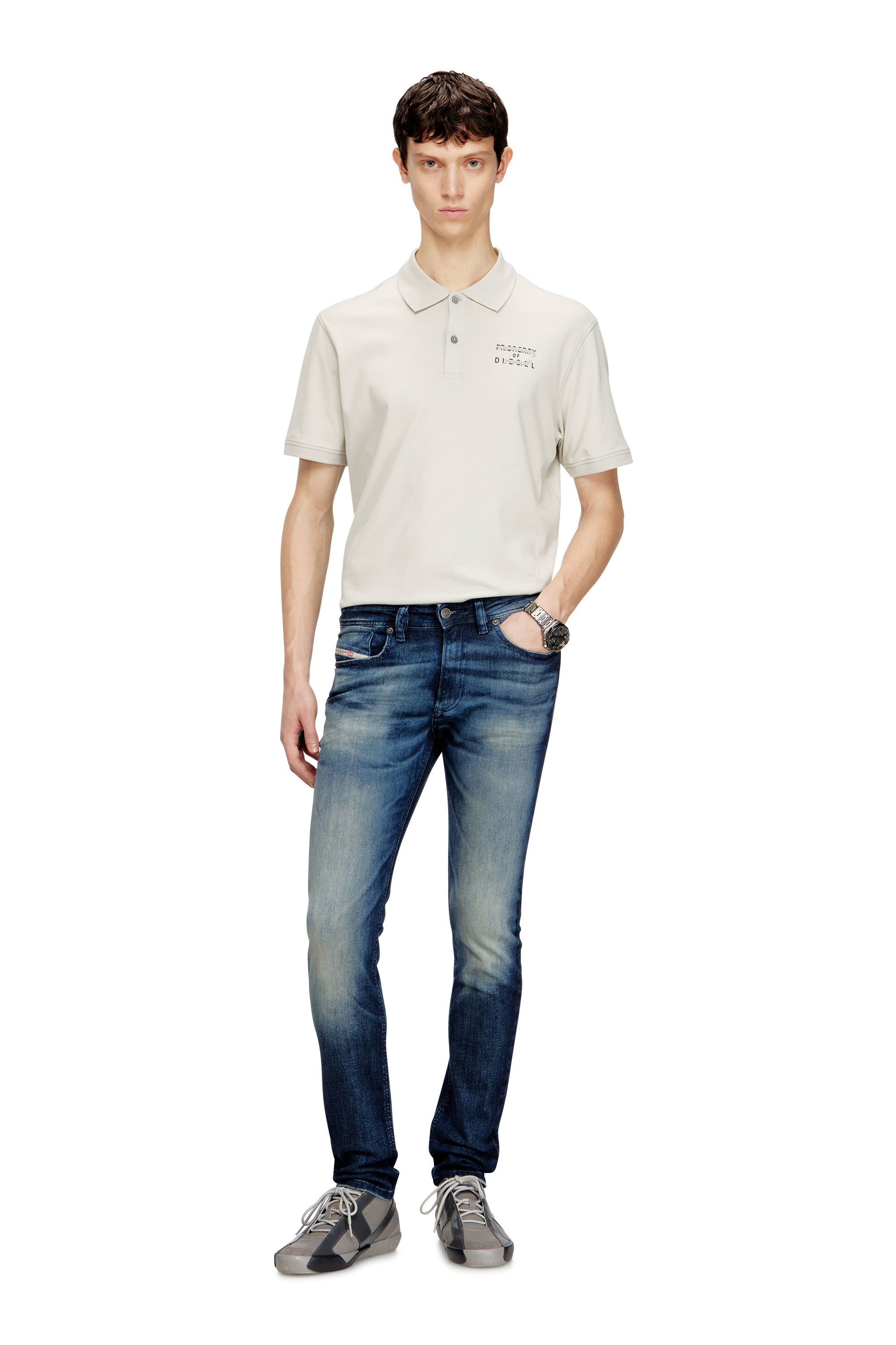 Diesel - Skinny Jeans 1979 Sleenker 0ADBM Homme, Bleu Fonc&eacute; - Image 2