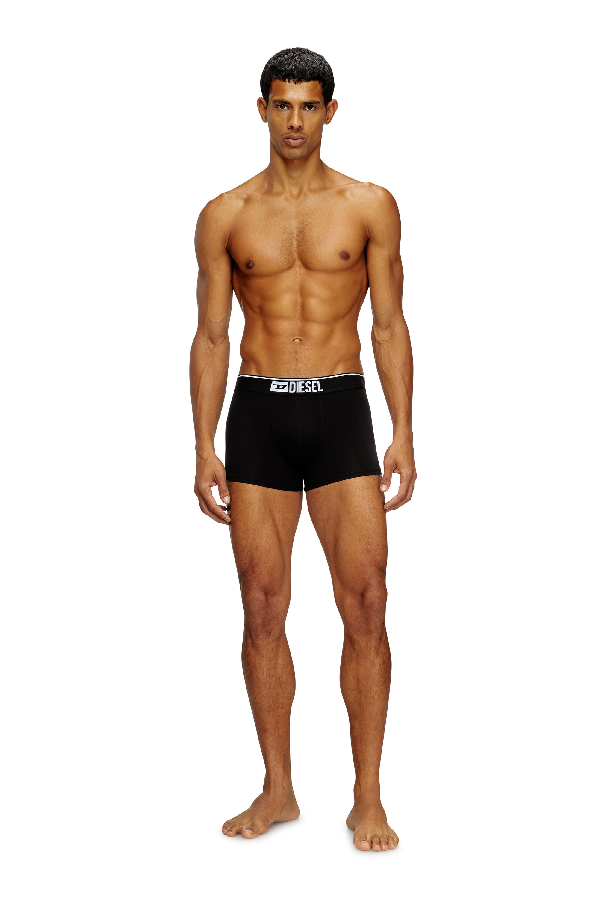 Diesel - UMBX-DAMIENTHREEPACK, Lot de trois boxers couleur unie Homme in Noir - 3