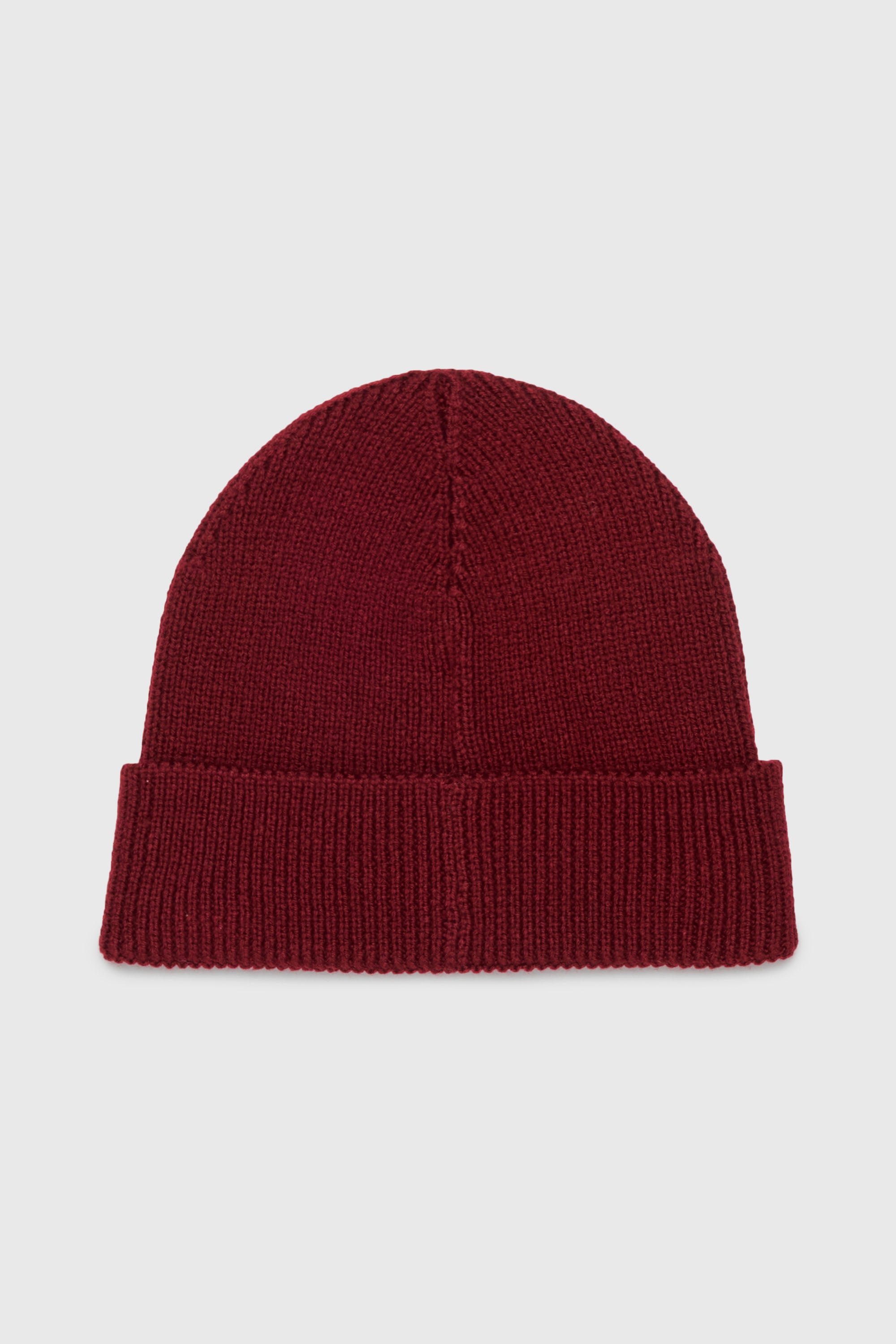 Diesel - FLOT, Bonnet en laine m&eacute;lang&eacute;e avec patch logo D Mixte in Rouge - 2