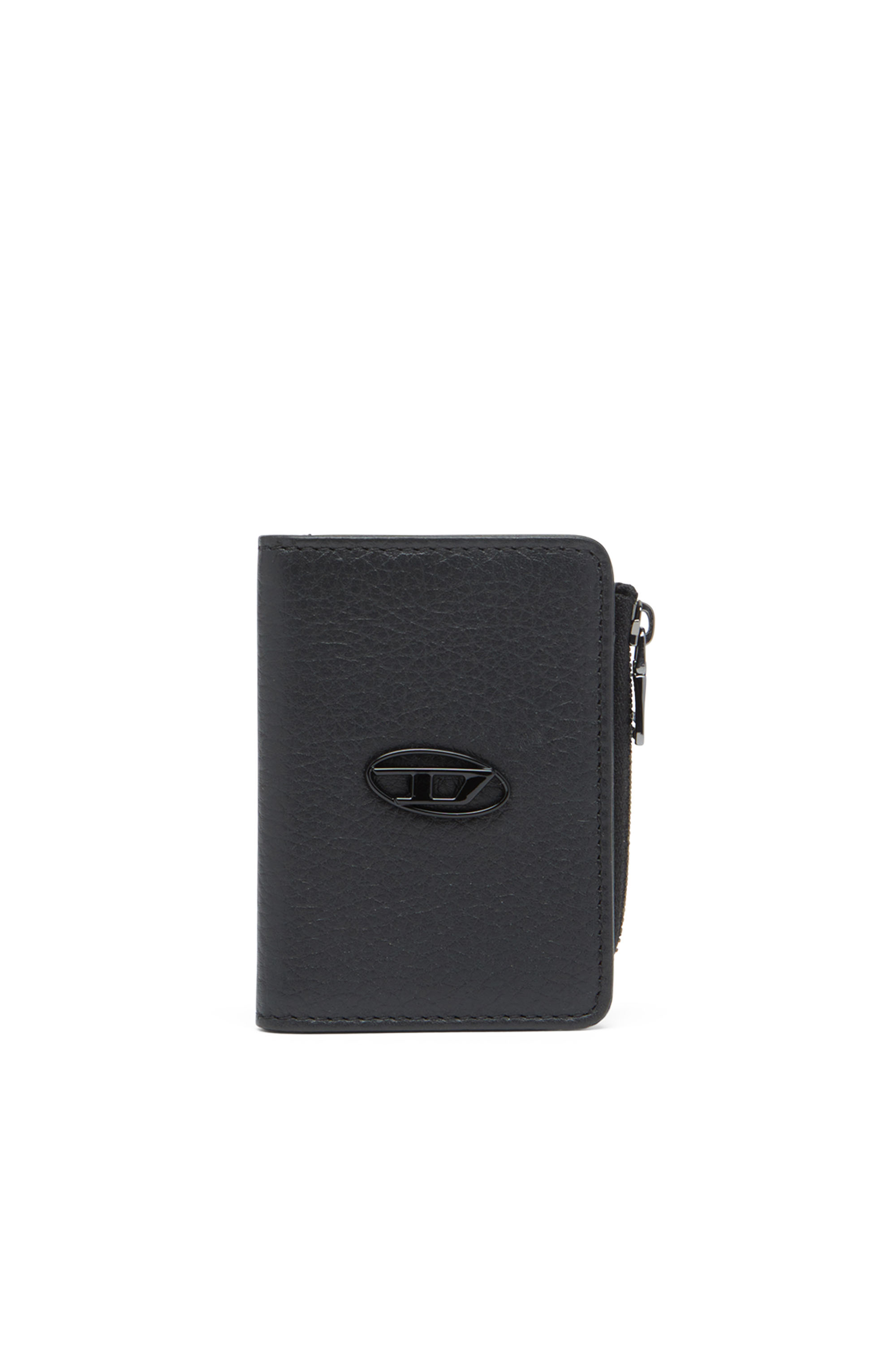 Diesel - HISSU EVO CARD HOLDER L, Porte-cartes en cuir Homme in Noir - 1