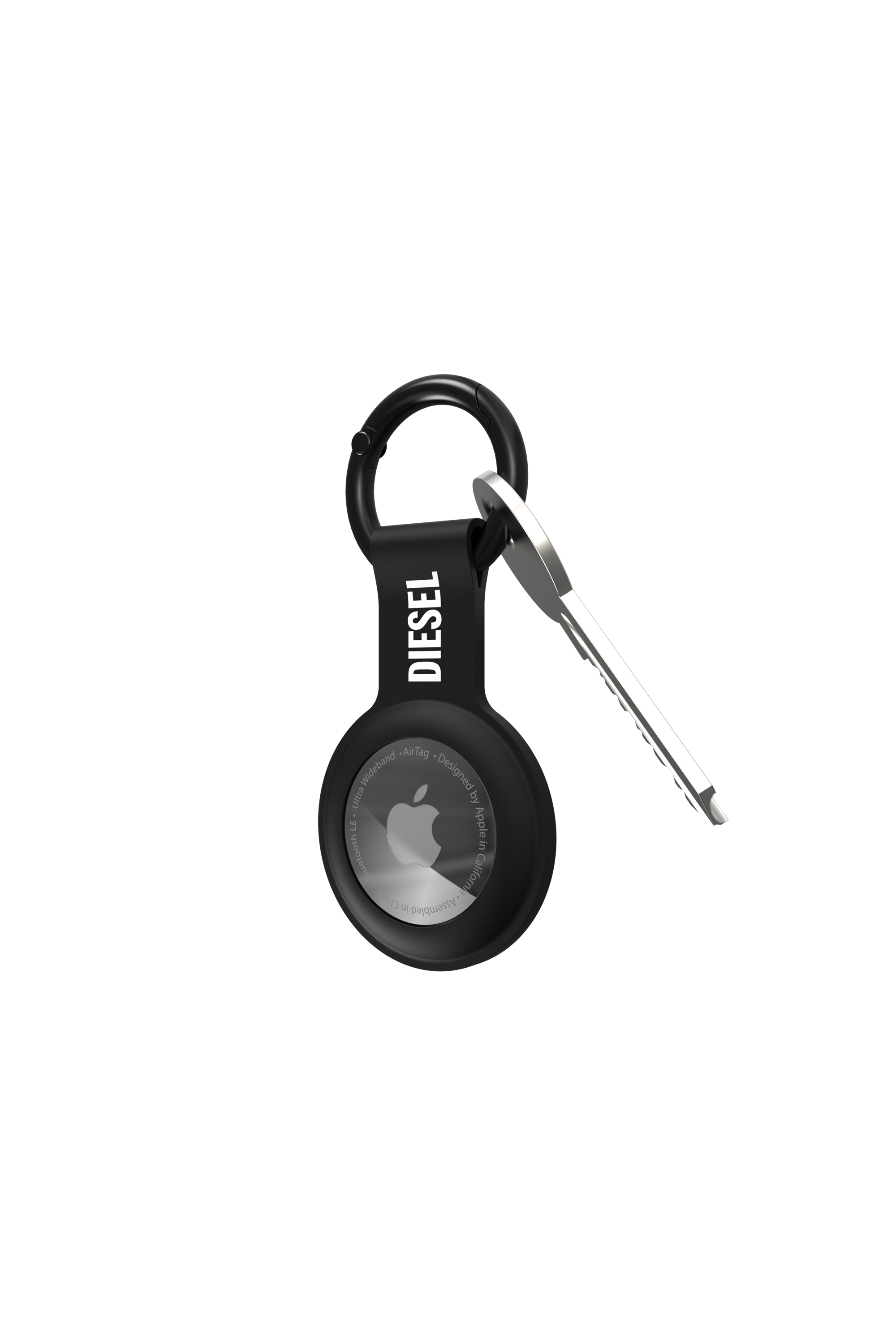 Diesel - 48315 SILICONE CASE, &Eacute;tui en silicone pour Airtag Mixte in Noir - 3