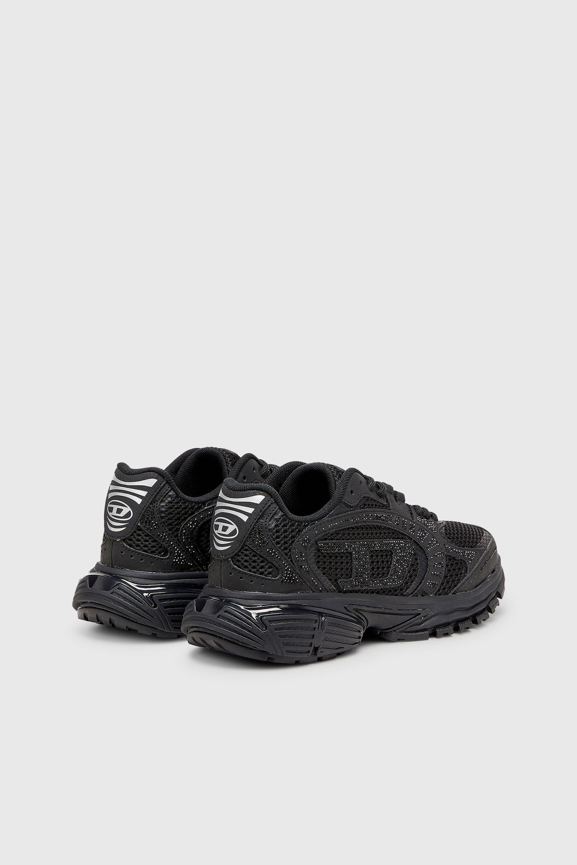 Diesel - S-PRO-V-DENSE LOW W, S-Pro-V-Dense - Sneakers en mesh avec cristaux Femme in Noir - 3