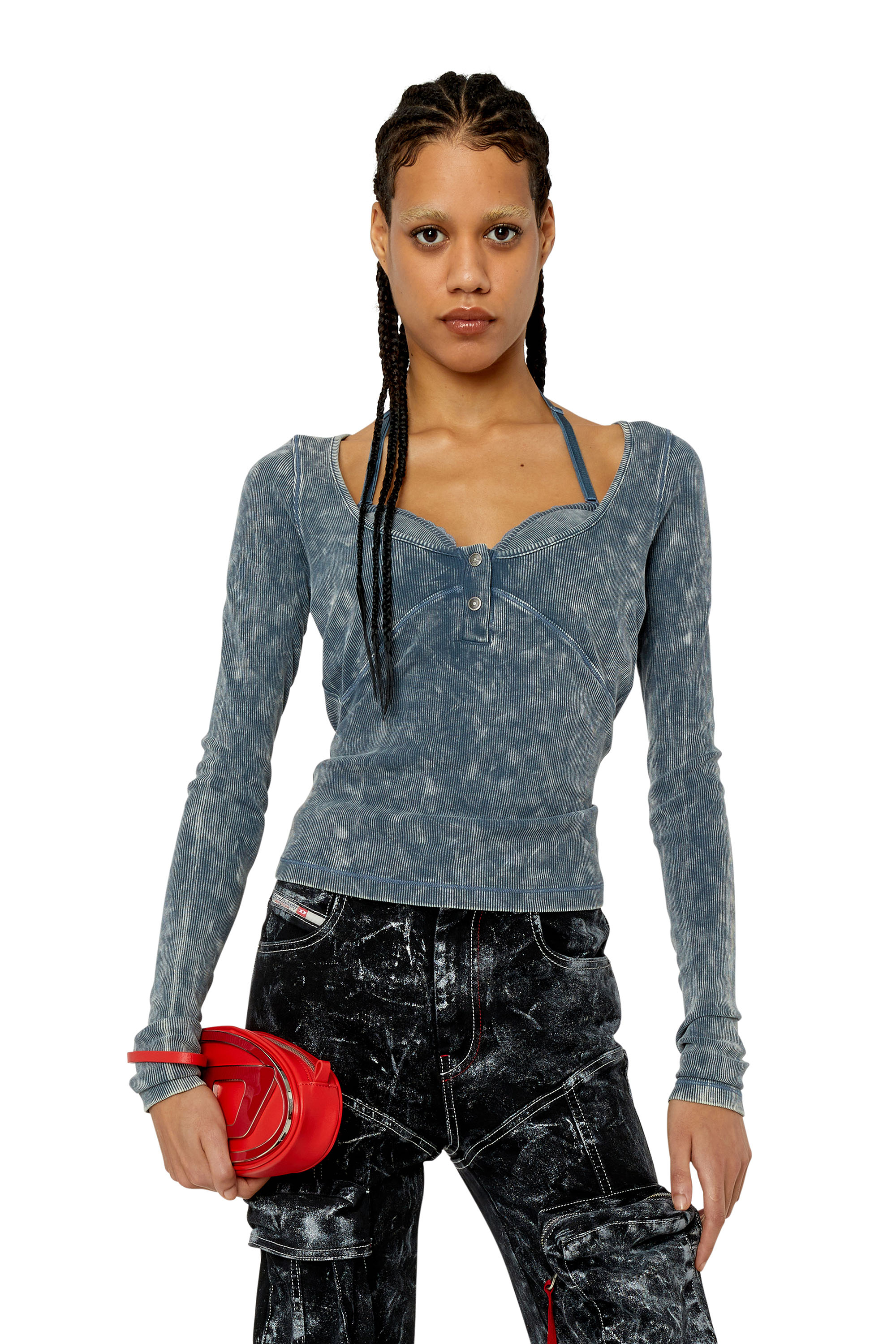 Diesel - T-ANALIE, Bleu - Image 1