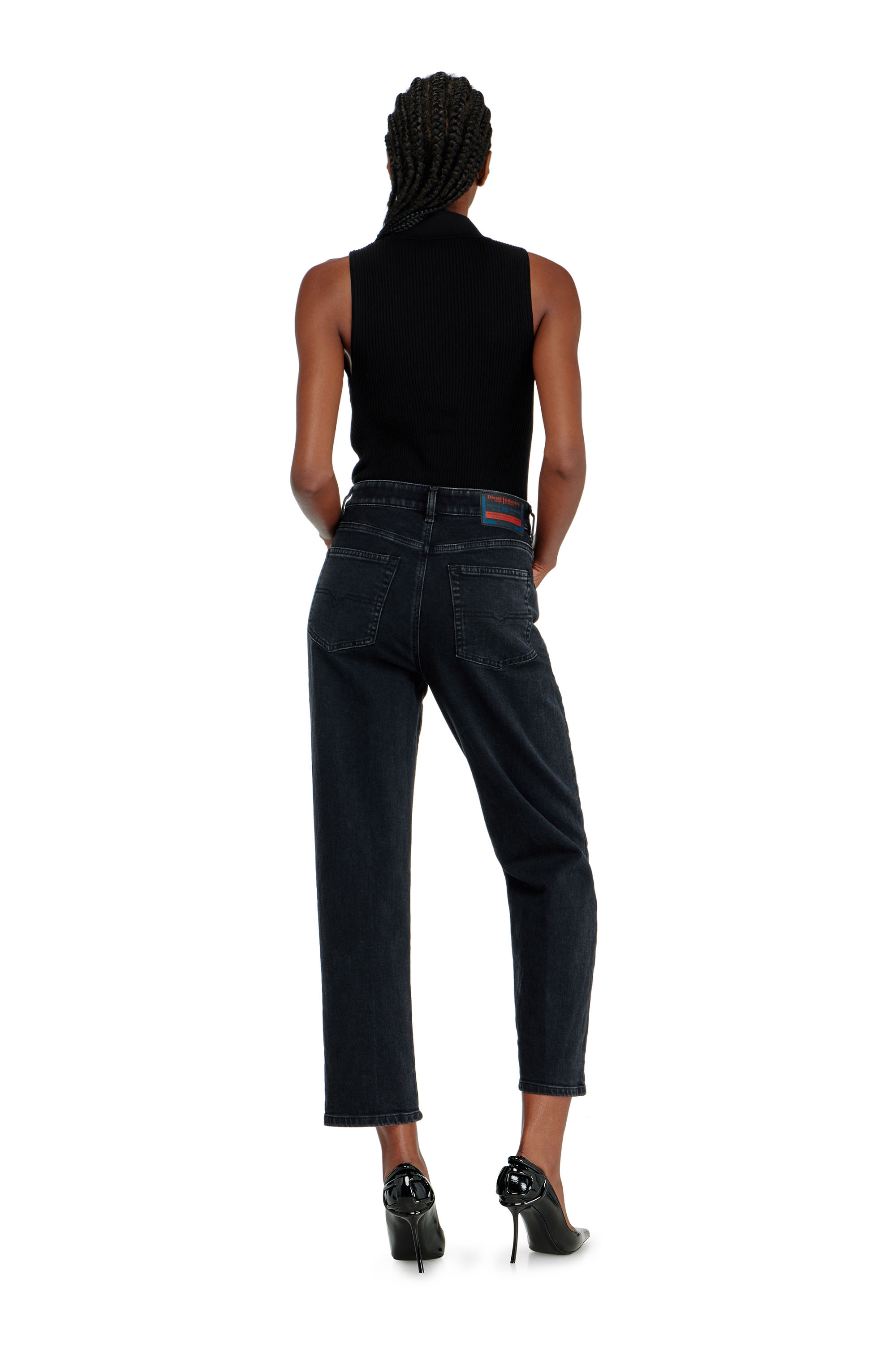 Diesel - Regular Jeans 1981 D-Went 09N89 Femme, Noir/Gris fonc&eacute; - Image 3