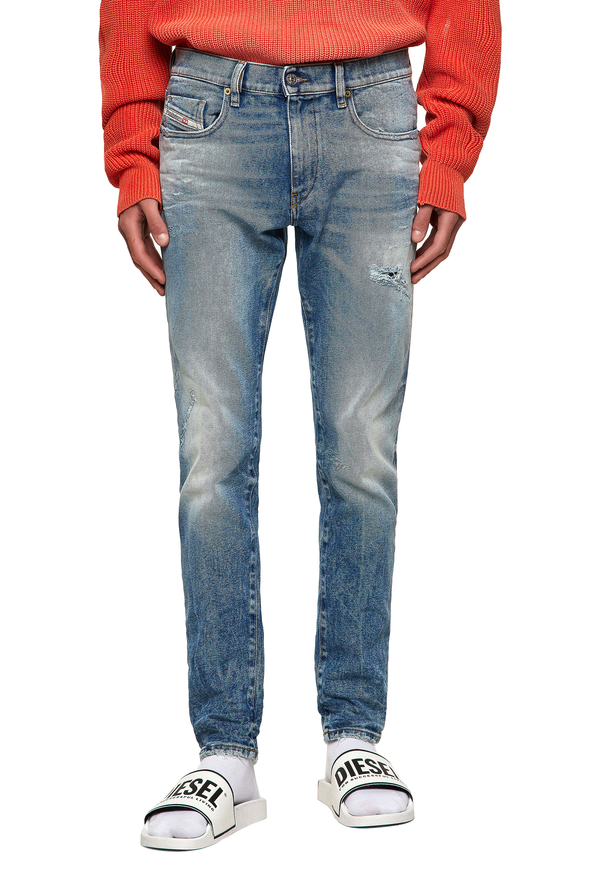 D-Strukt 009MW, Bleu moyen - Jeans