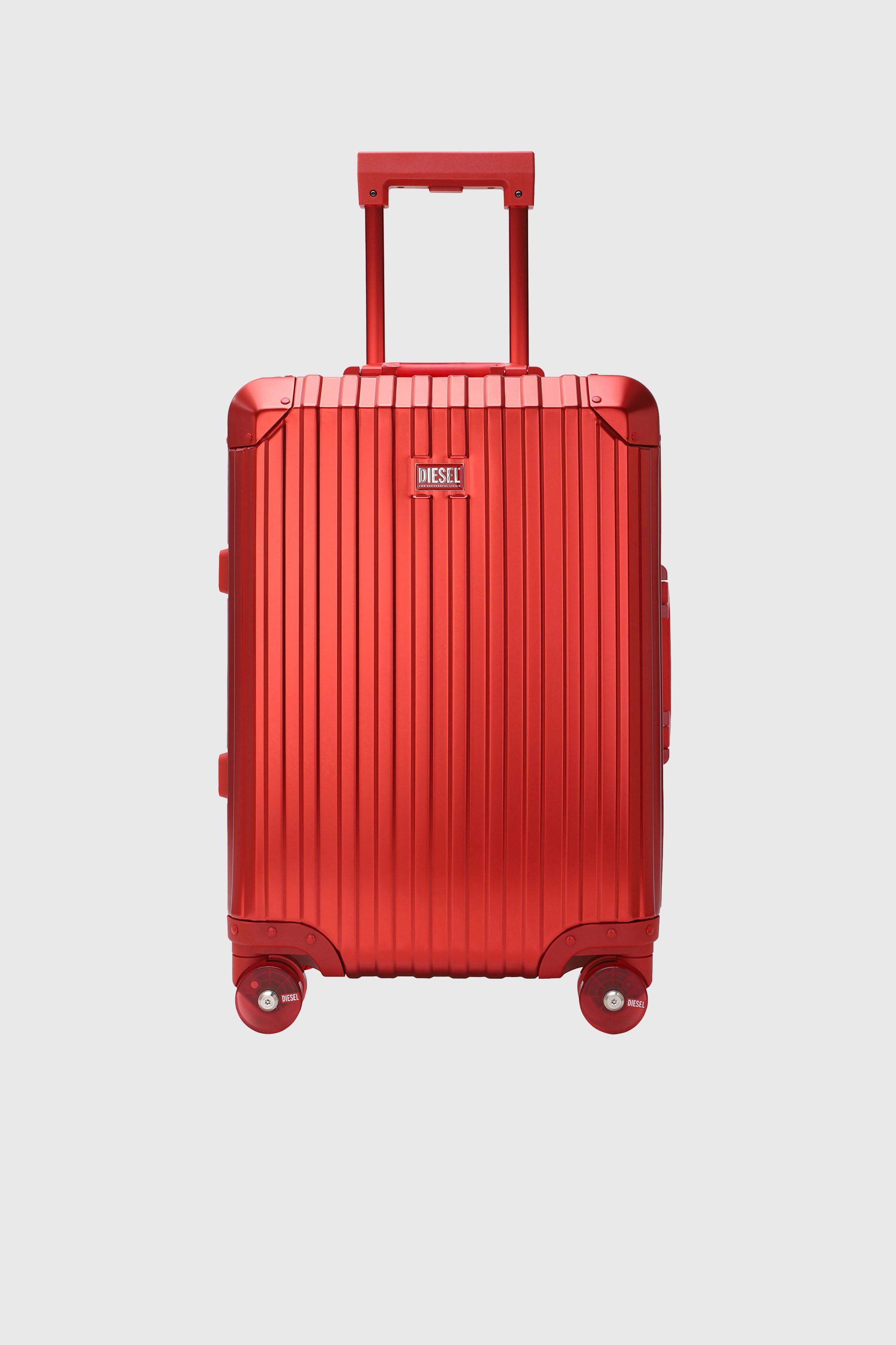 Diesel - DIESEL ALUMINUM TROLLEY- DSL002, Valise en aluminium taille S Mixte in Rouge - 1