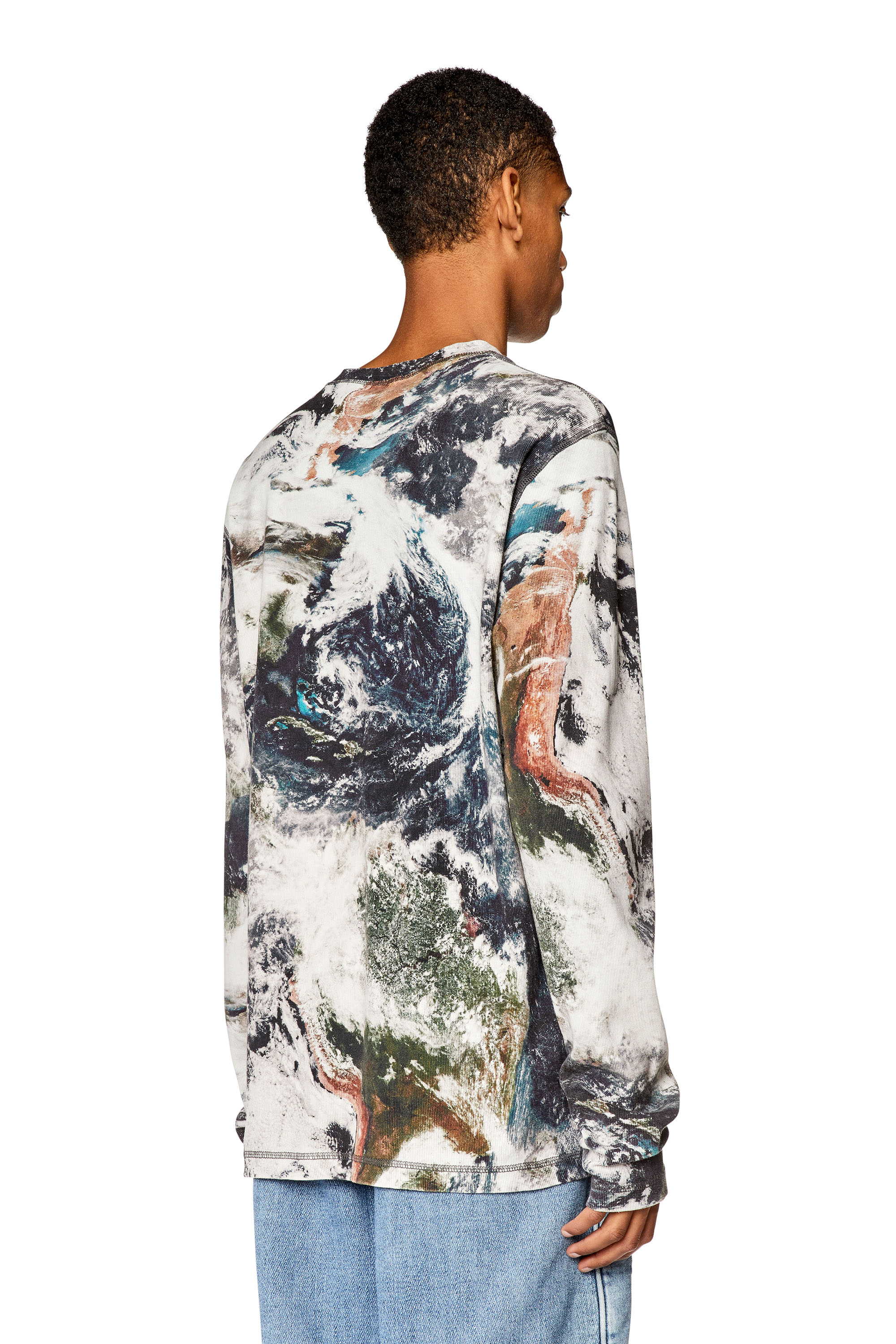 Diesel - T-JUSER-L1, Bleu/Blanc - Image 3