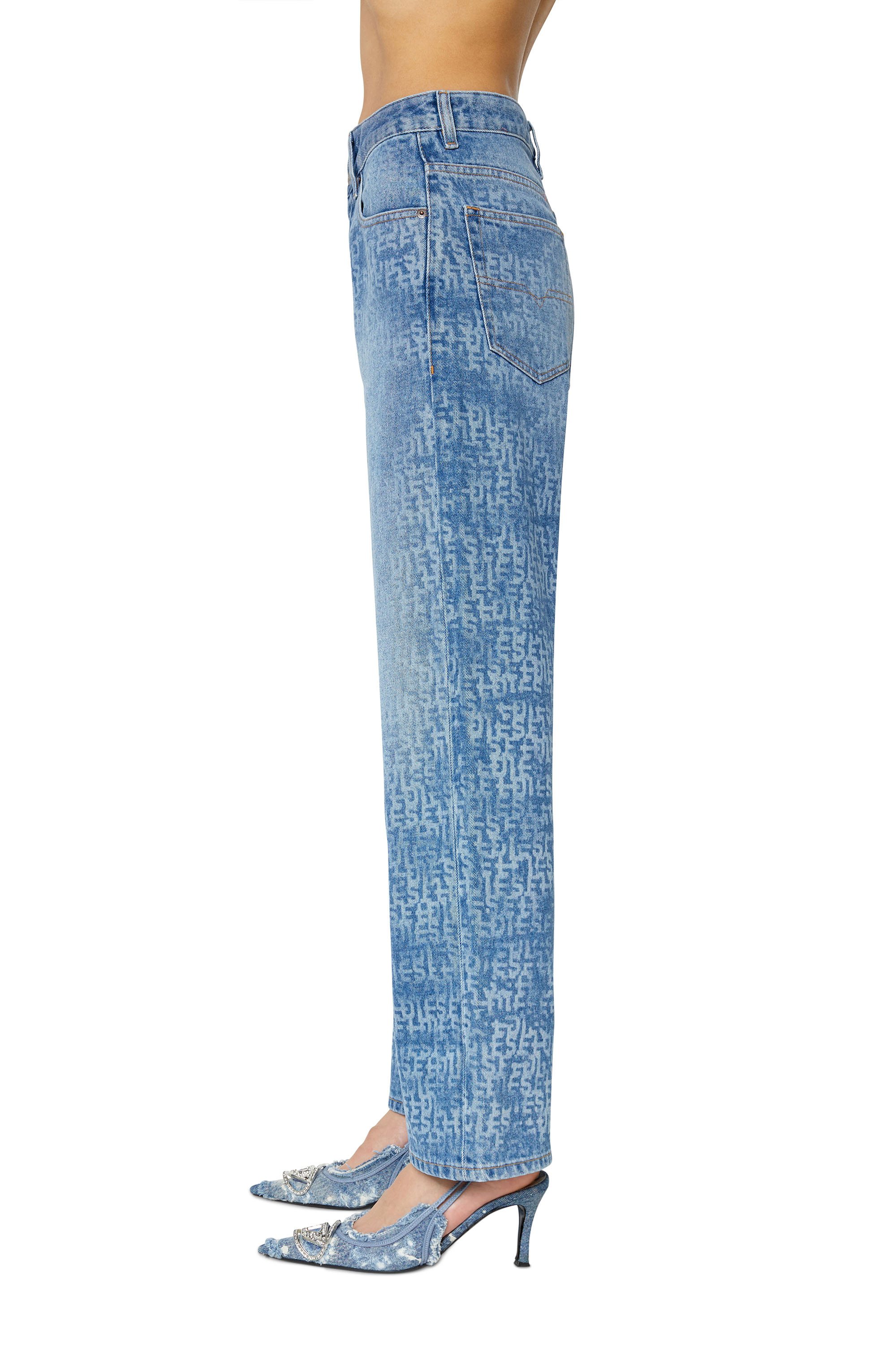 Diesel - 1999 007F5 Straight Jeans, Bleu moyen - Image 4