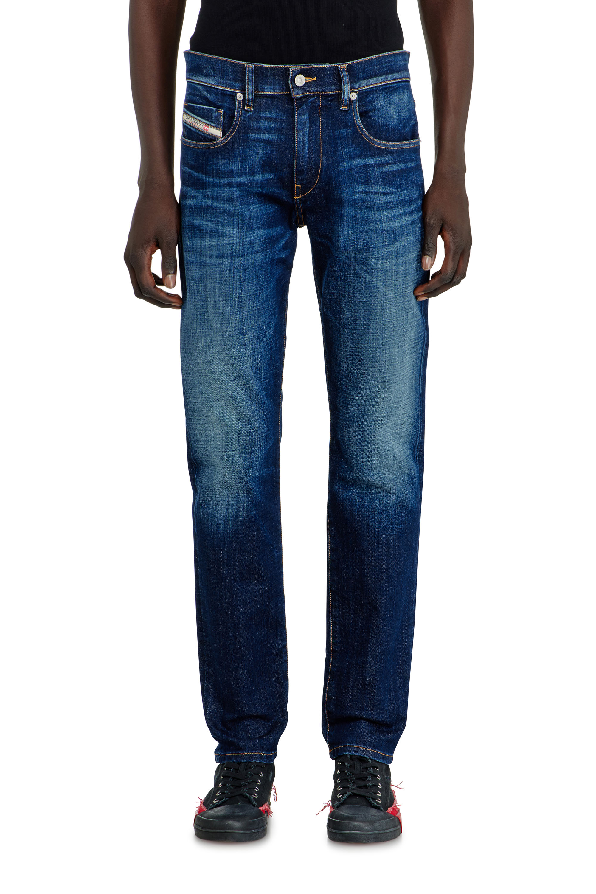 Diesel - Slim Jeans 2019 D-Strukt 09L61 Homme, Bleu moyen - Image 1