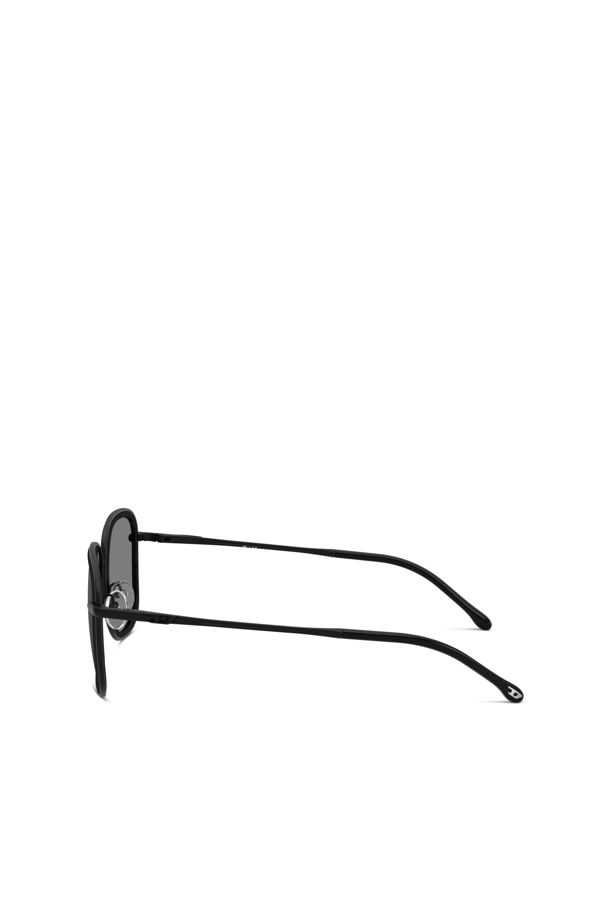 Diesel - 0DL1017, Lunettes de soleil carrées Mixte in Noir - 3