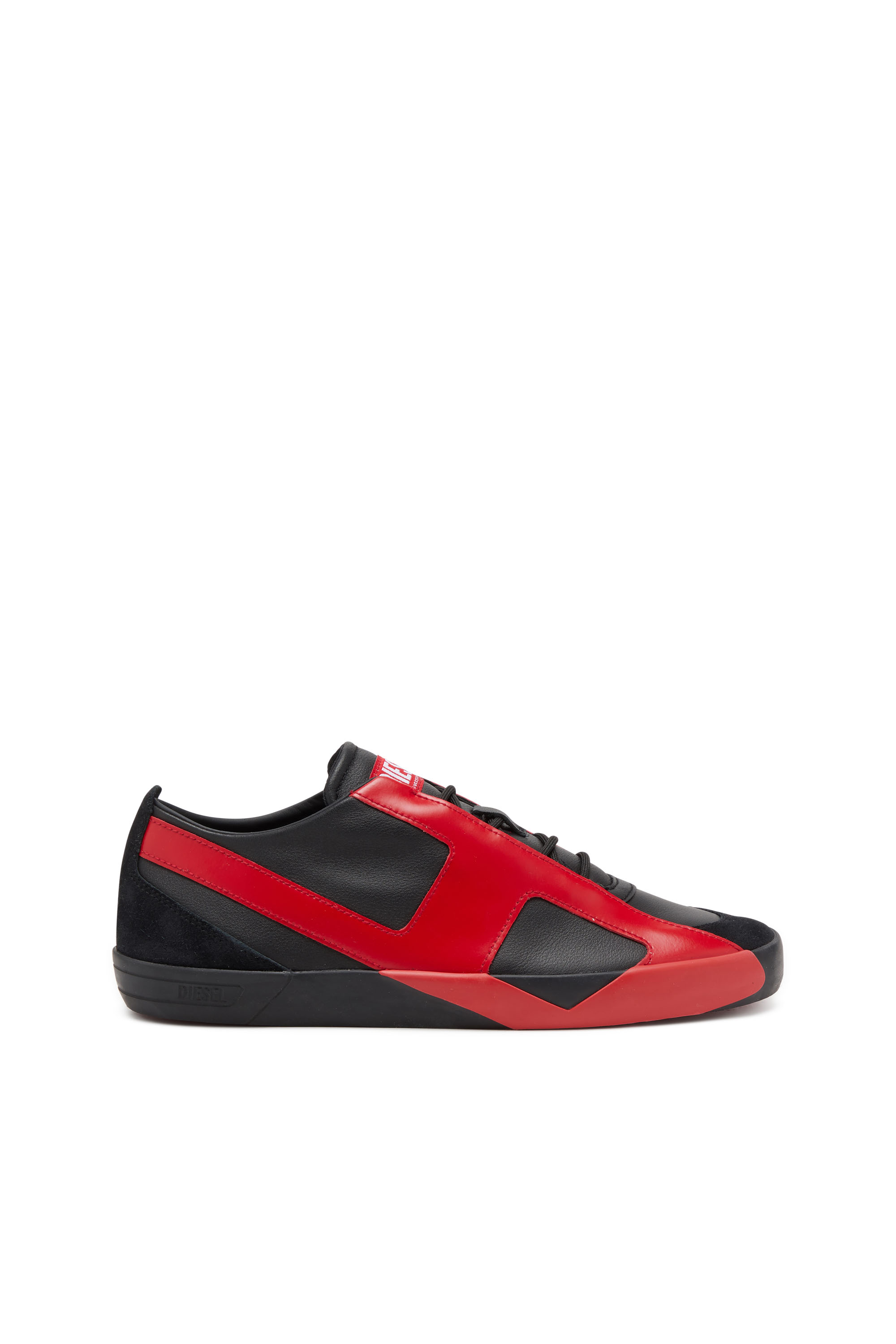 Diesel - S-SLANTE-D LOW, S-Slante-D-Baskets en daim et cuir avec logo D Homme in Polychrome - 1