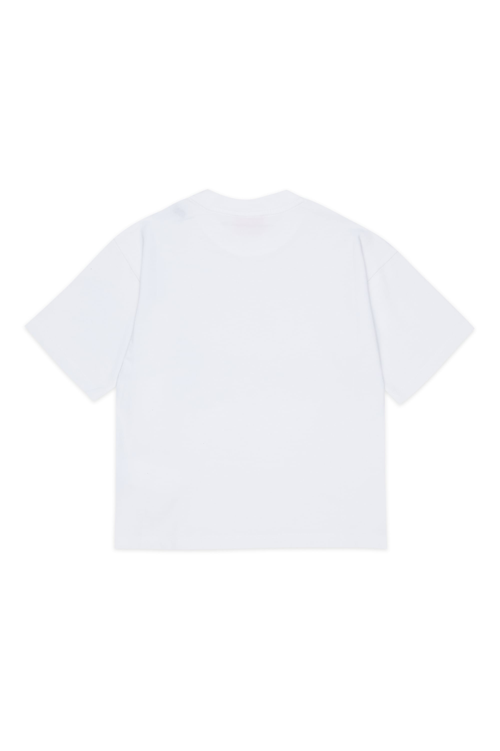 Diesel - TANORMYS2, T-shirt en coton avec broderie ton sur ton Oval D Femme in Blanc - 2