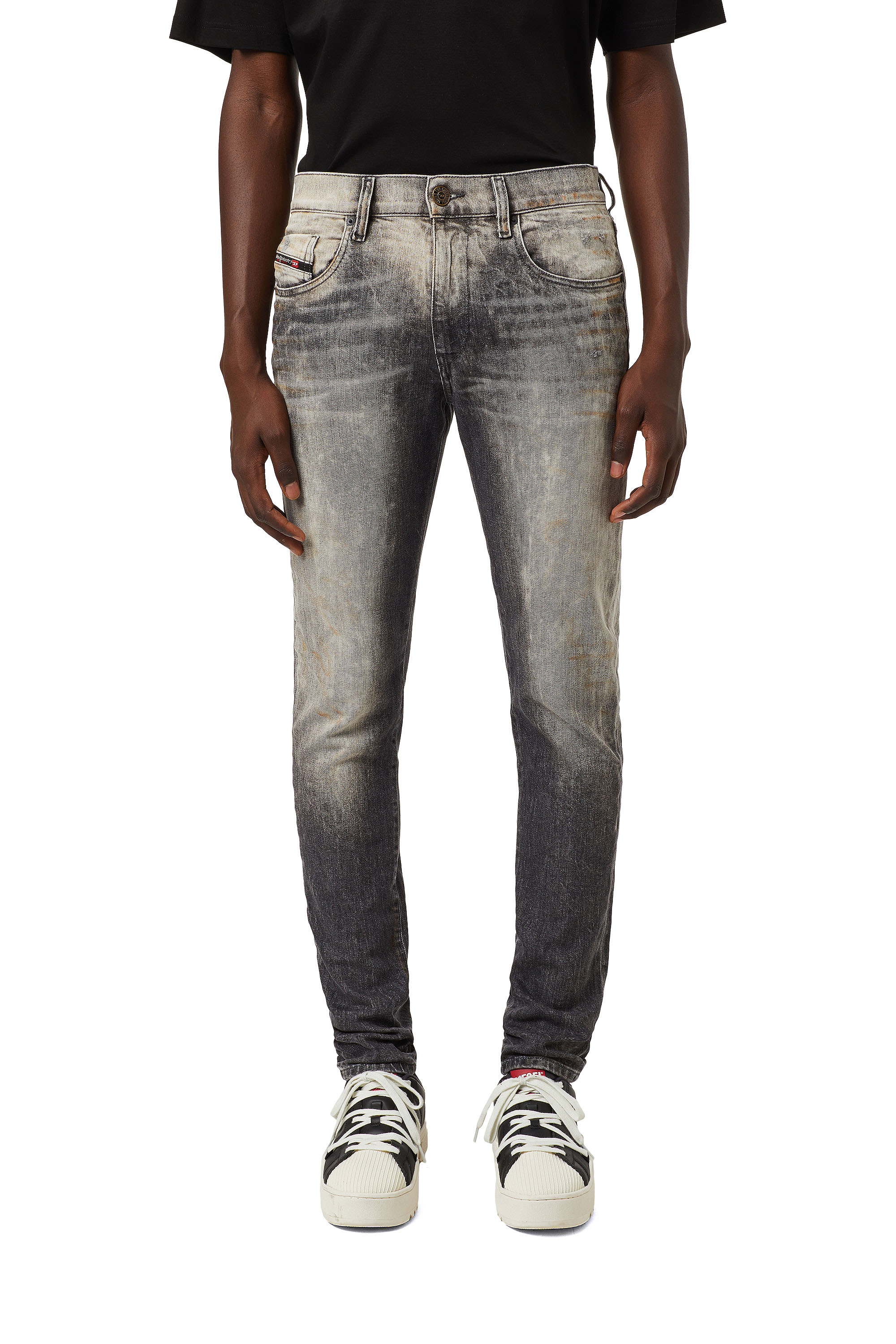 D-Strukt 09A83, Noir/Gris foncé - Jeans