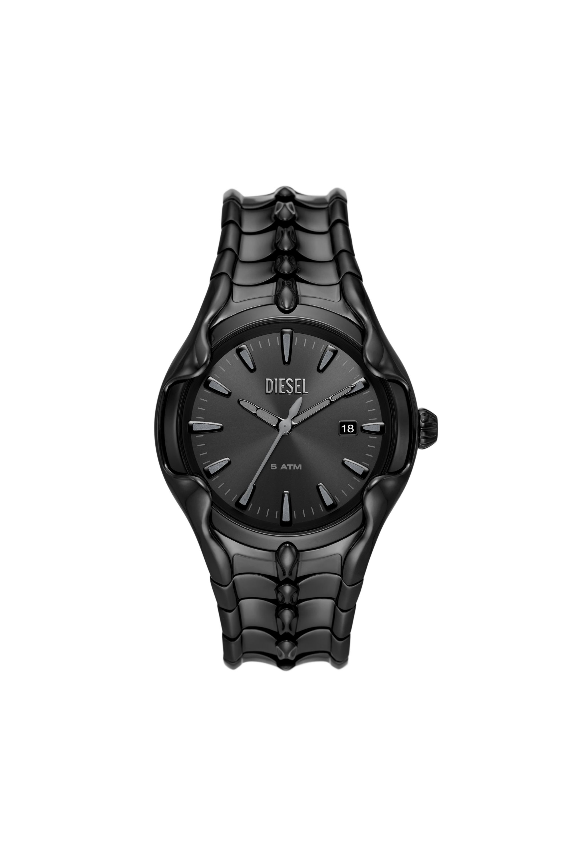 Diesel - DZ2187, Montre Vert en acier inoxydable noir Homme in Noir - 1