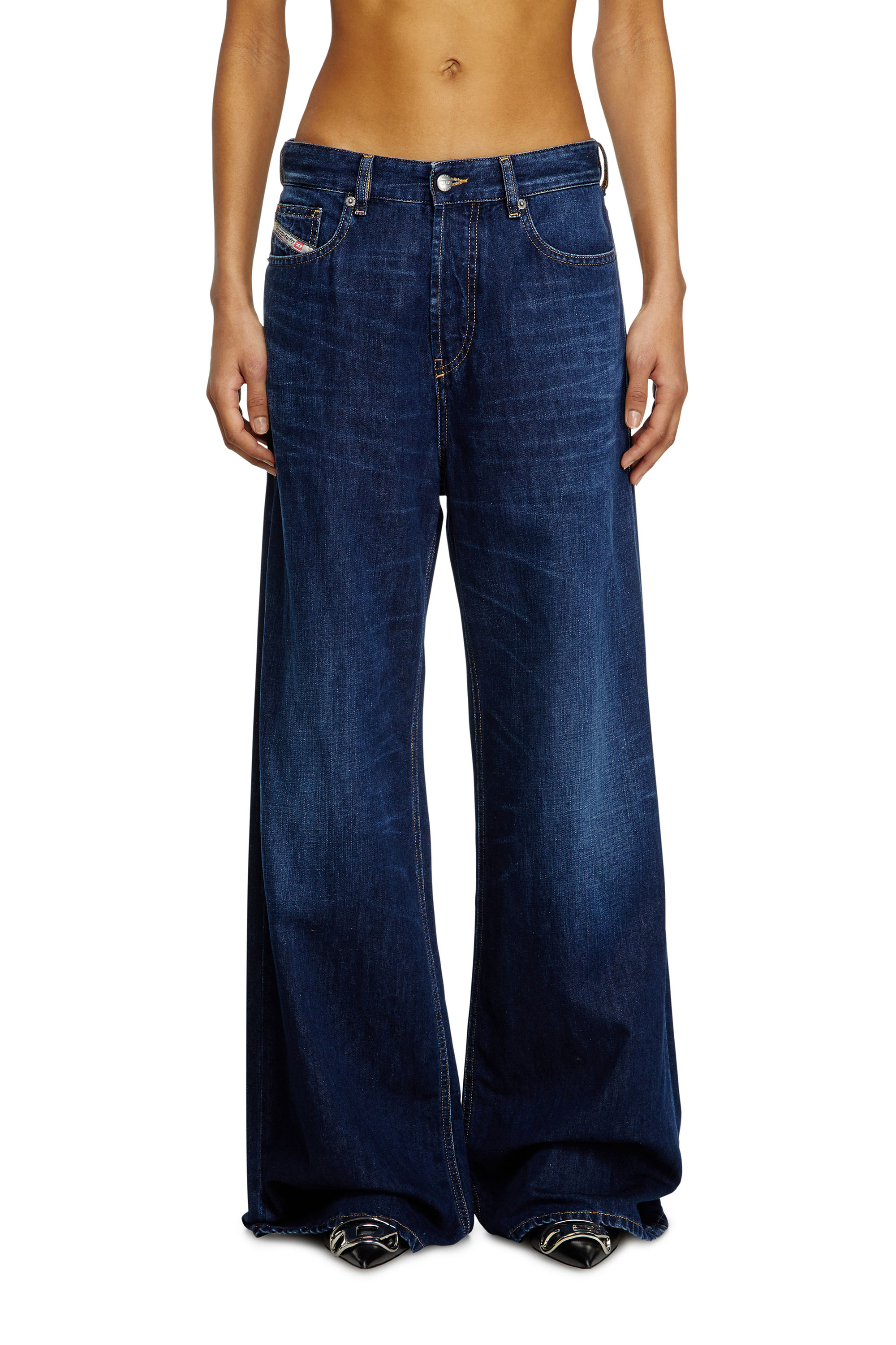 Diesel - Relaxed Jeans 1996 D-Sire 068RA Femme, Bleu Fonc&eacute; - Image 3