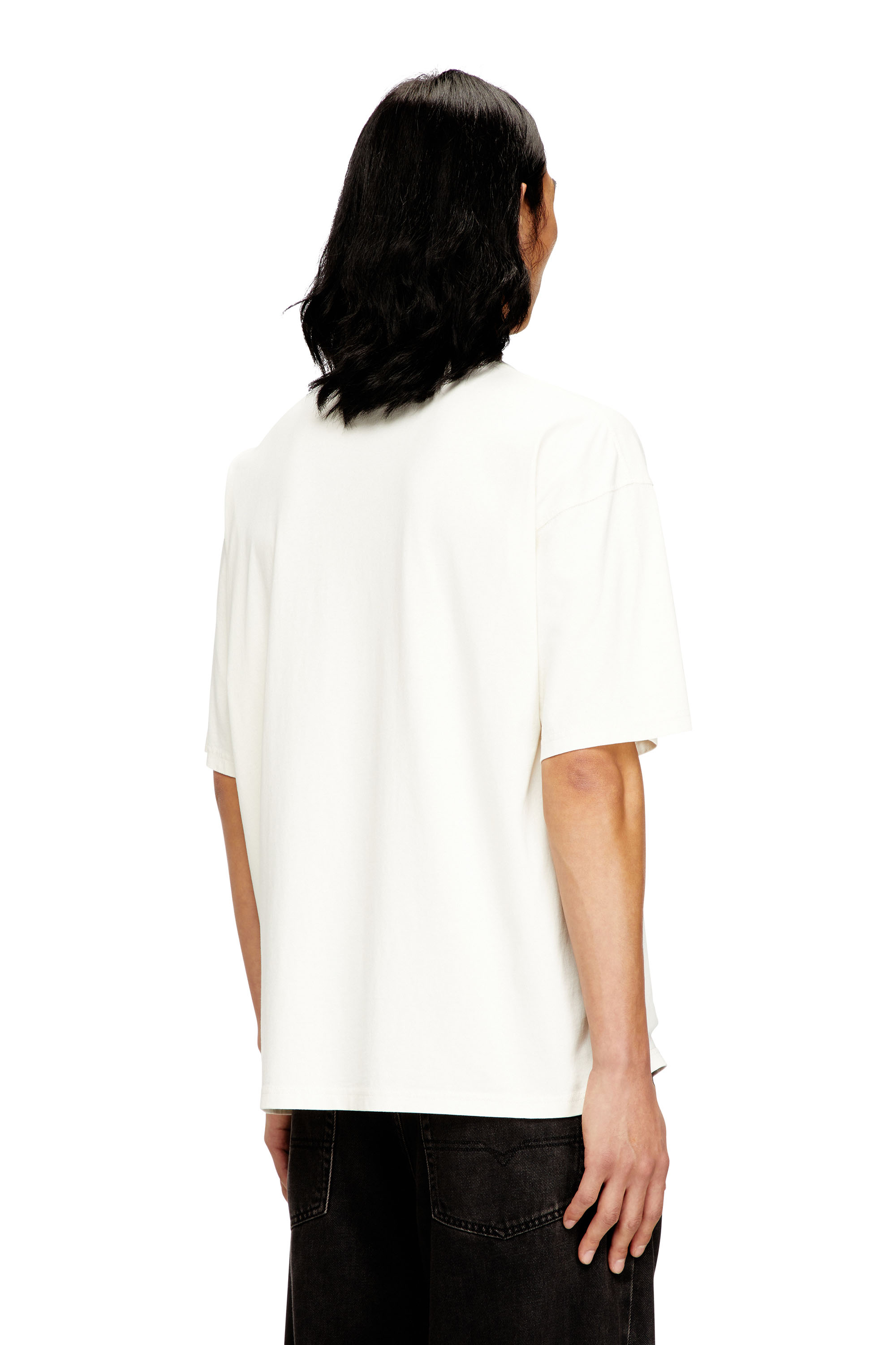 Diesel - T-BOXT-N14, T-shirt avec logo floqué effet vieilli Homme in Polychrome - 4