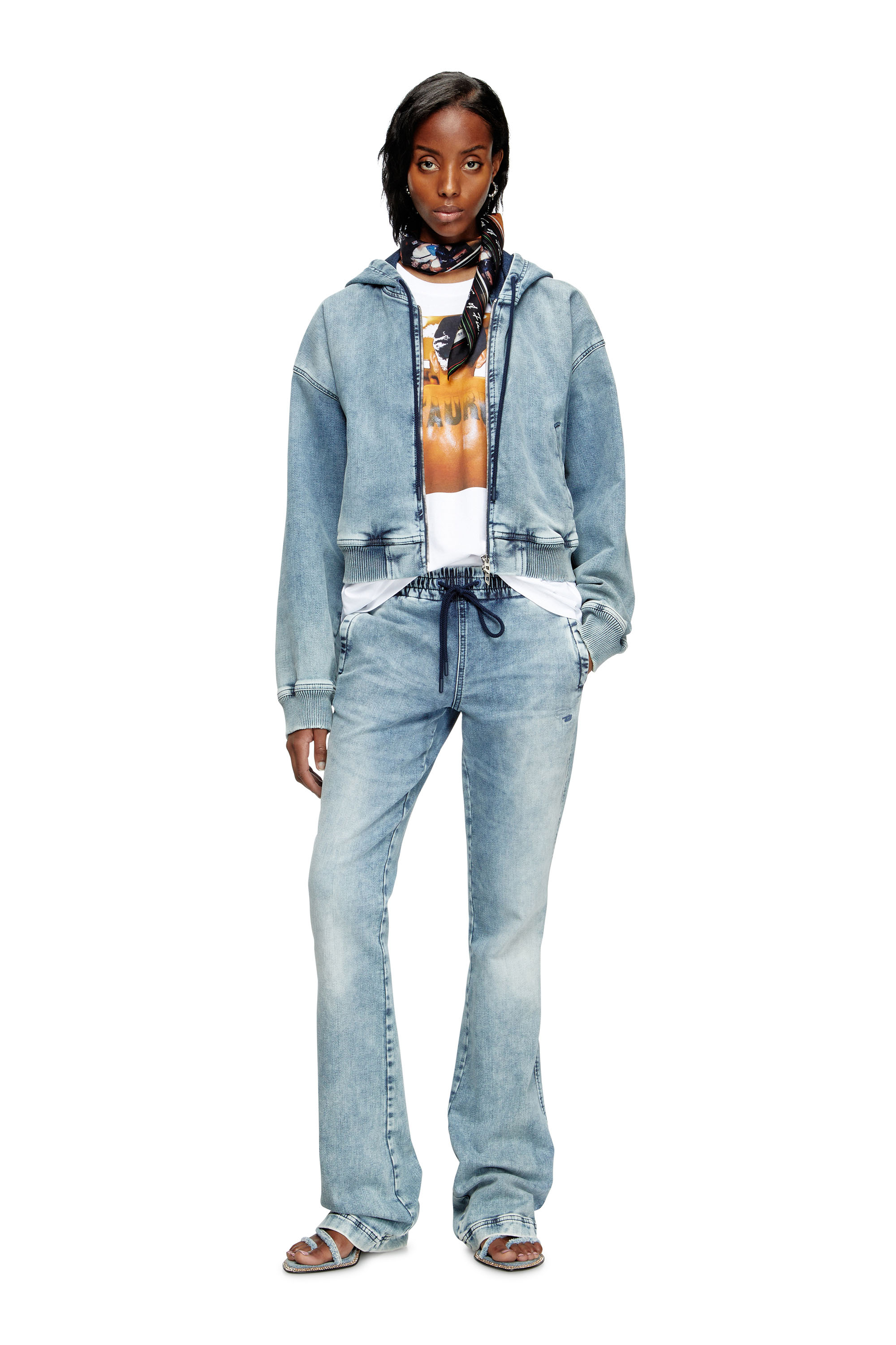 Diesel - PR-T-NORM-TOM25-1, T-shirt avec imprimé graphique Mixte in Blanc - 4