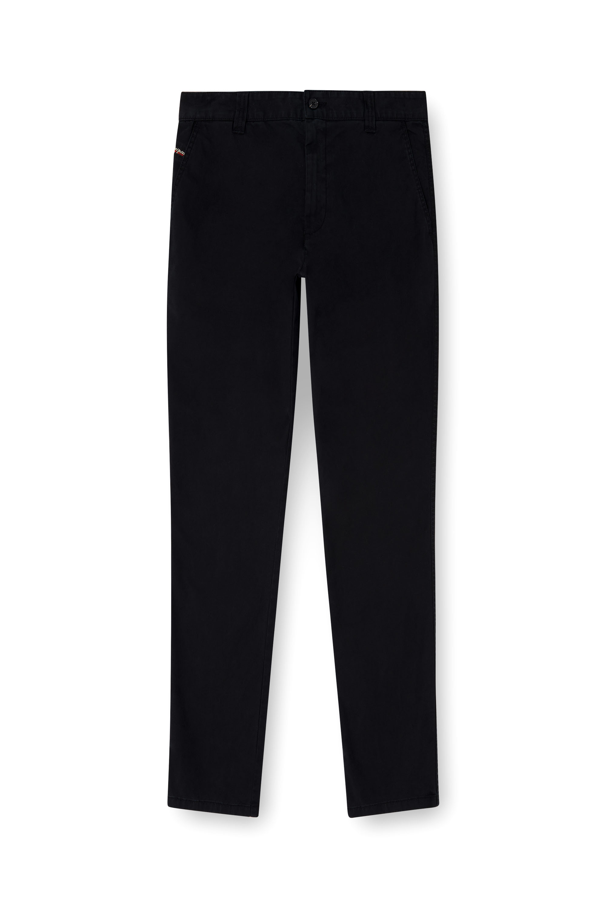 Diesel - P-DEFINE-EPCH, Pantalon en coton avec boucle utilitaire Homme in Noir - 3