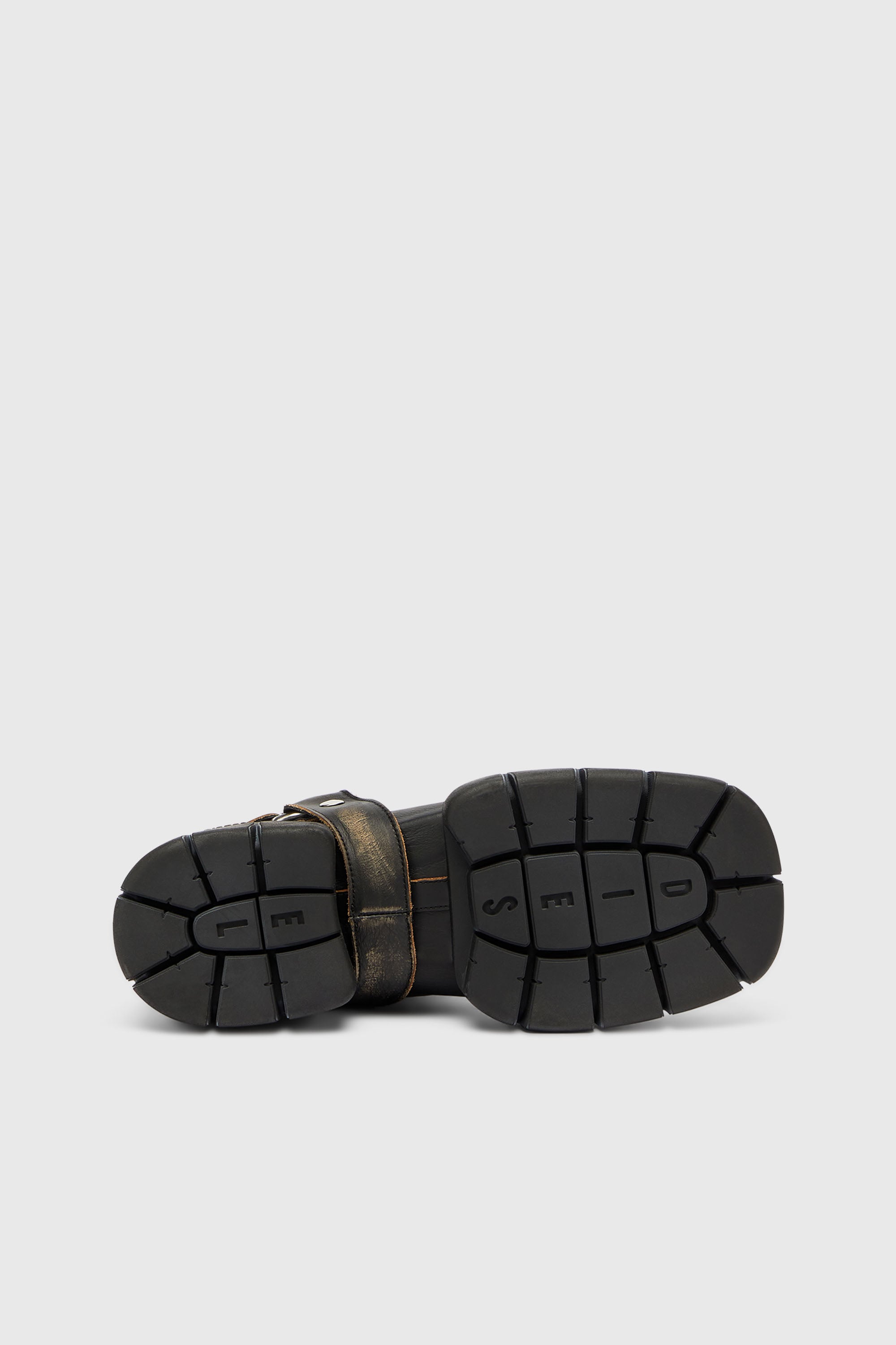 Diesel - D-TEX TU, D-Tex - Bottes biker en cuir effet vieilli Homme in Marron - 5
