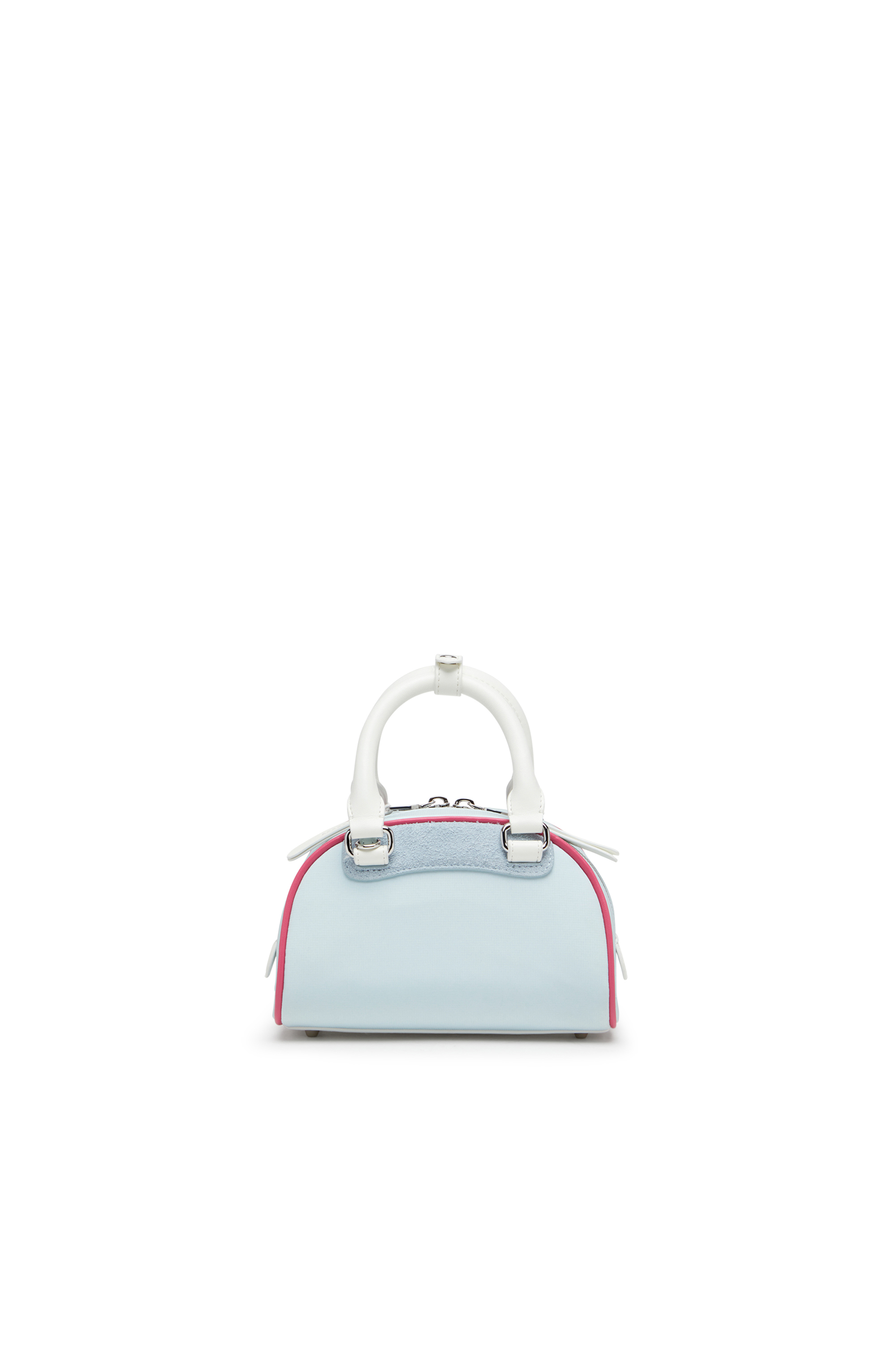 Diesel - 1DR DOME CROSSBODY, Mini sac bowling color-block Femme in Bleu - 2