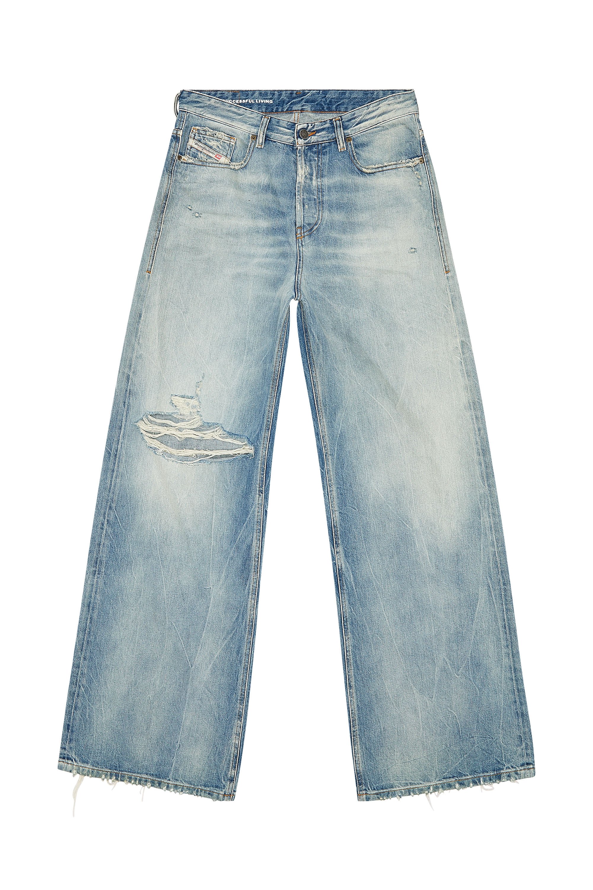 Diesel - Straight Jeans 1996 D-Sire 09H58, Bleu Clair - Image 5