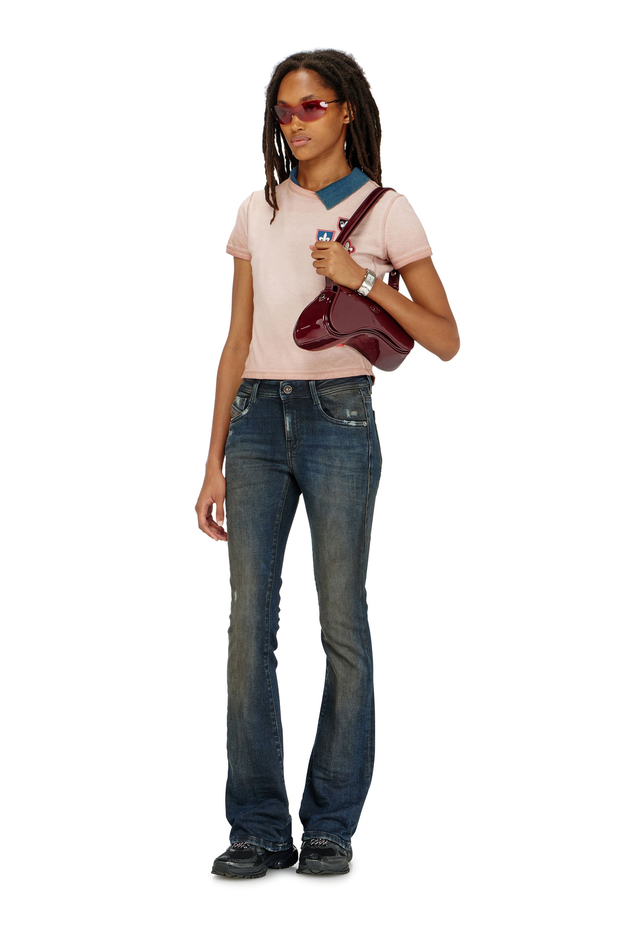 Diesel - Bootcut Jeans 1969 D-Ebbey 09P69 Femme, Bleu Fonc&eacute; - Image 1