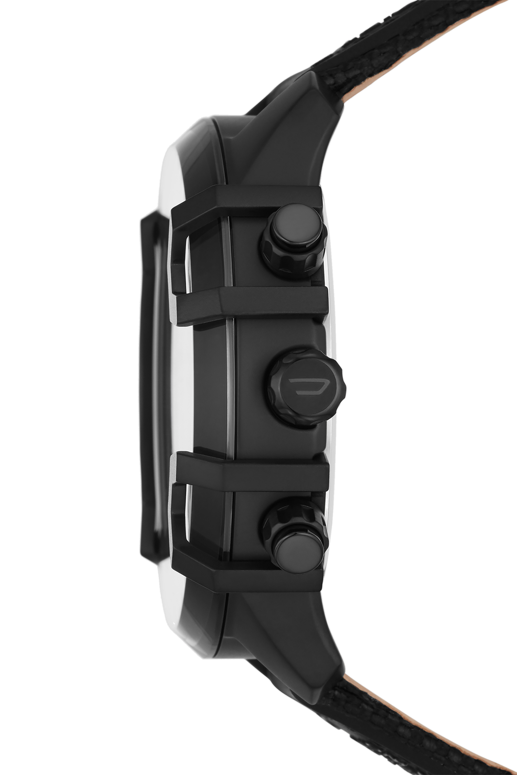 Diesel - DZ4556, Montre Griffed chronographe en toile noire Homme in Noir - 3