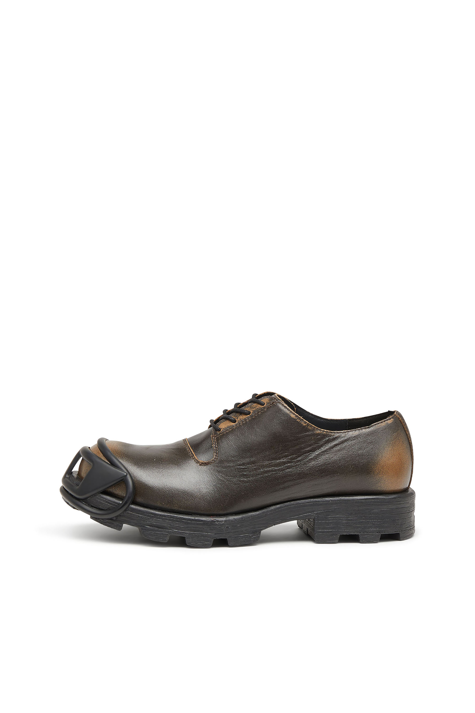 Diesel - D-HAMMER SO D, D-Hammer-Chaussures derby  en cuir bross&eacute; Homme in Marron - 7
