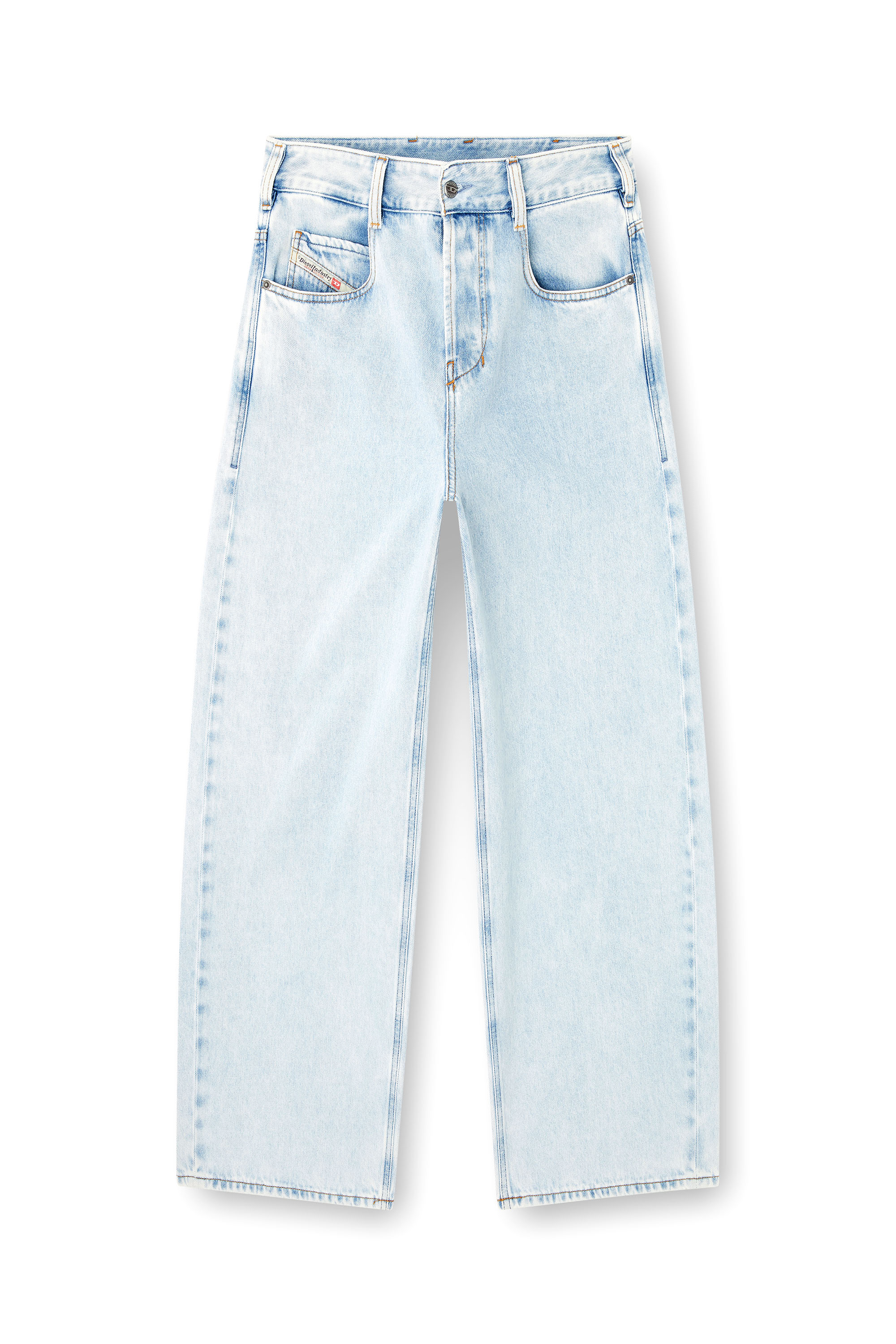 Diesel - Relaxed Jeans 1997 D-Enim-M 09M74 Mixte, Bleu Clair - Image 3
