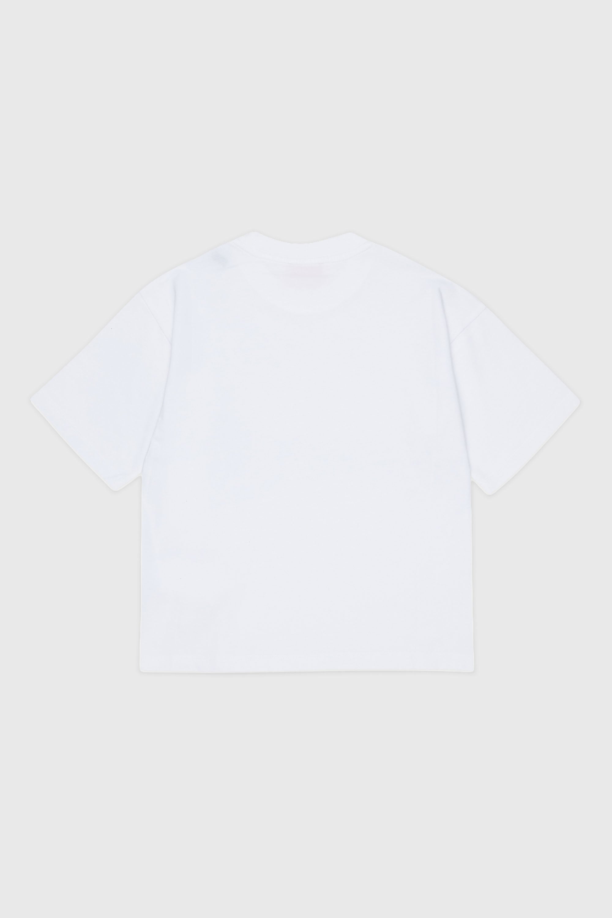 Diesel - TANORMYS2, T-shirt en coton avec broderie ton sur ton Oval D Femme in Blanc - 2