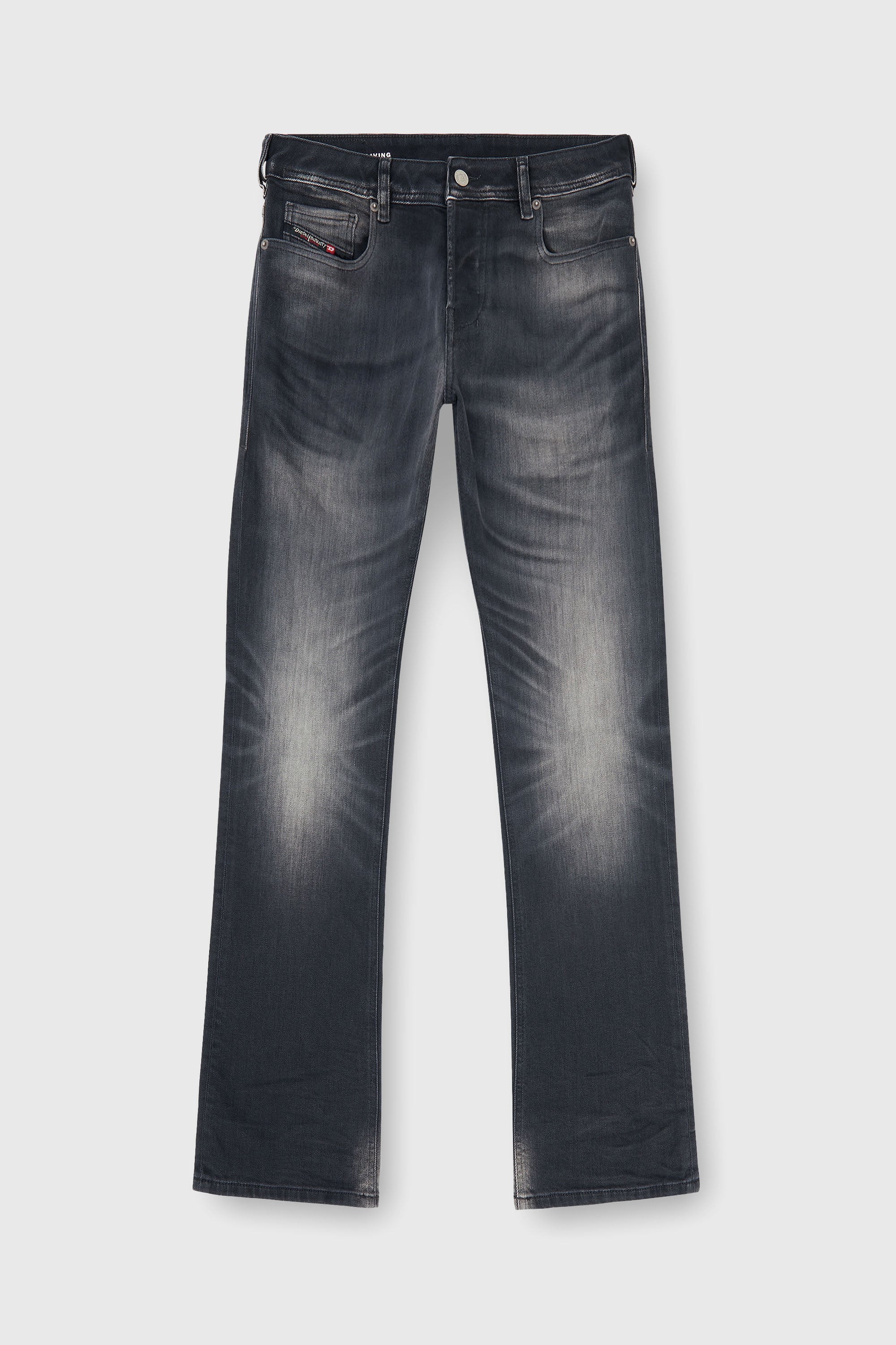 Diesel - Bootcut Jeans 2007 Zatiny 09P38 Homme, Noir/Gris fonc&eacute; - Image 2