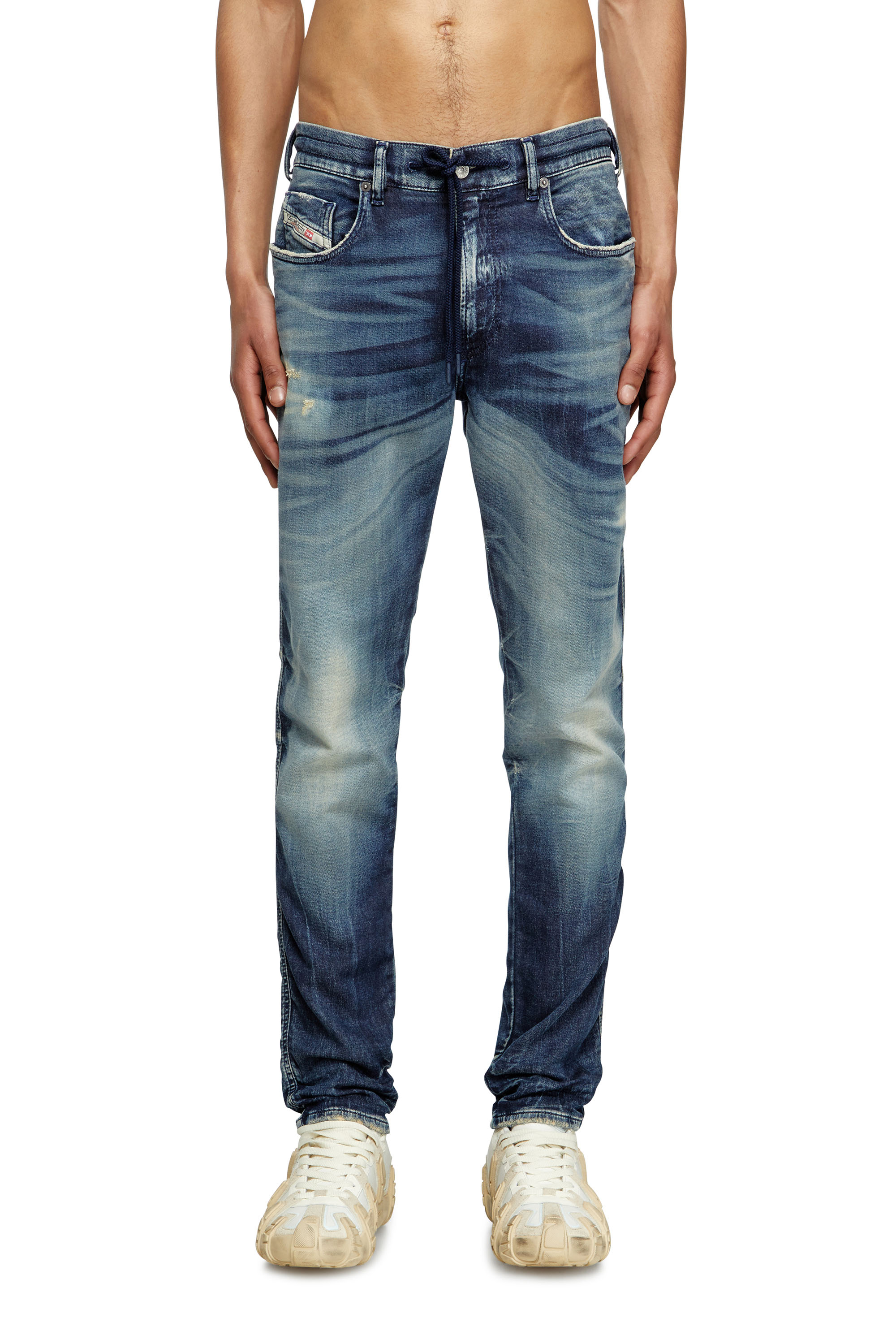 Diesel - Slim 2060 D-Strukt Joggjeans® 068RZ Homme, Bleu Foncé - Image 1
