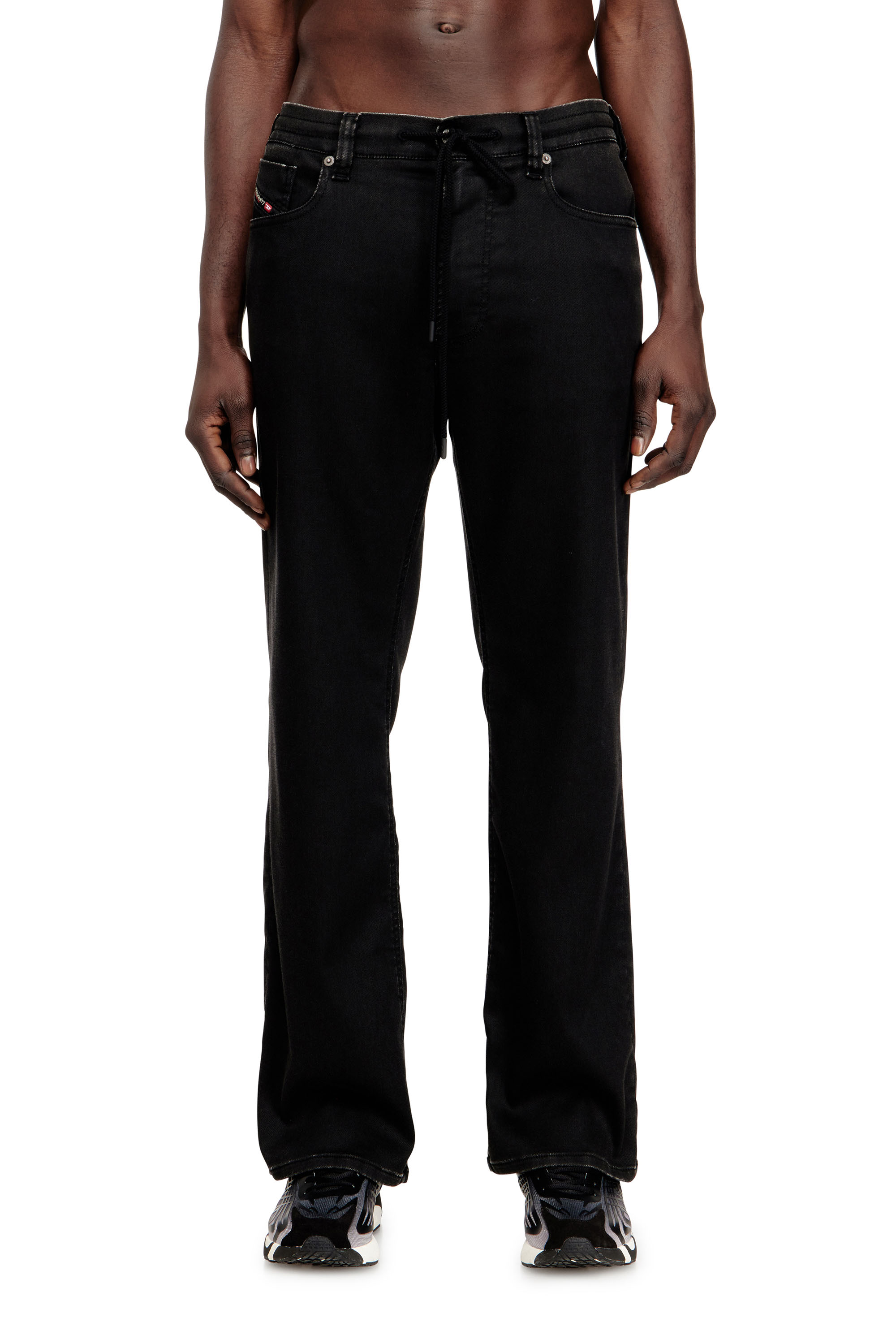 Diesel - Relaxed 2080 D-Reel Joggjeans® 09N90 Homme, Noir/Gris foncé - Image 3