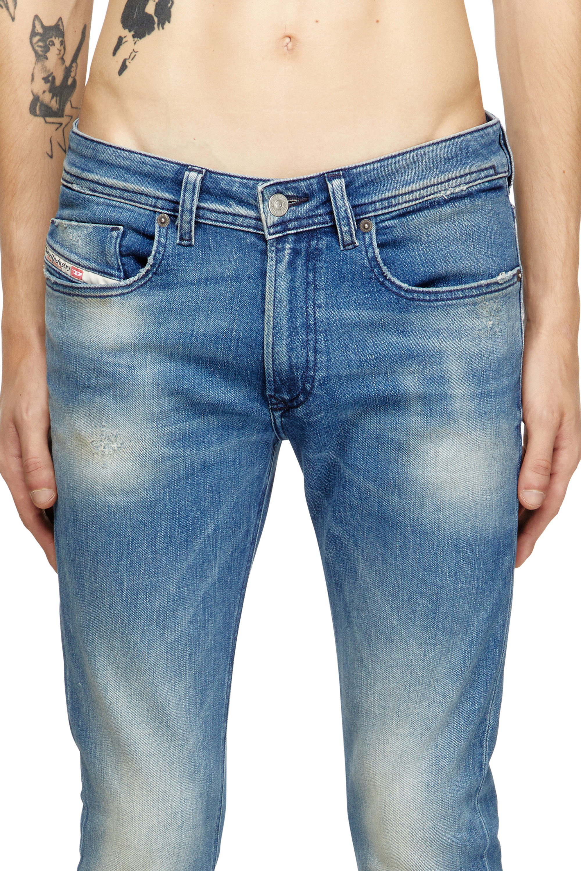 Skinny Jeans 1979 Sleenker 0DBDR, Bleu moyen Diesel - Skinny Jeans 1979 Sleenker 0DBDR Homme, Bleu moyen - Image 5