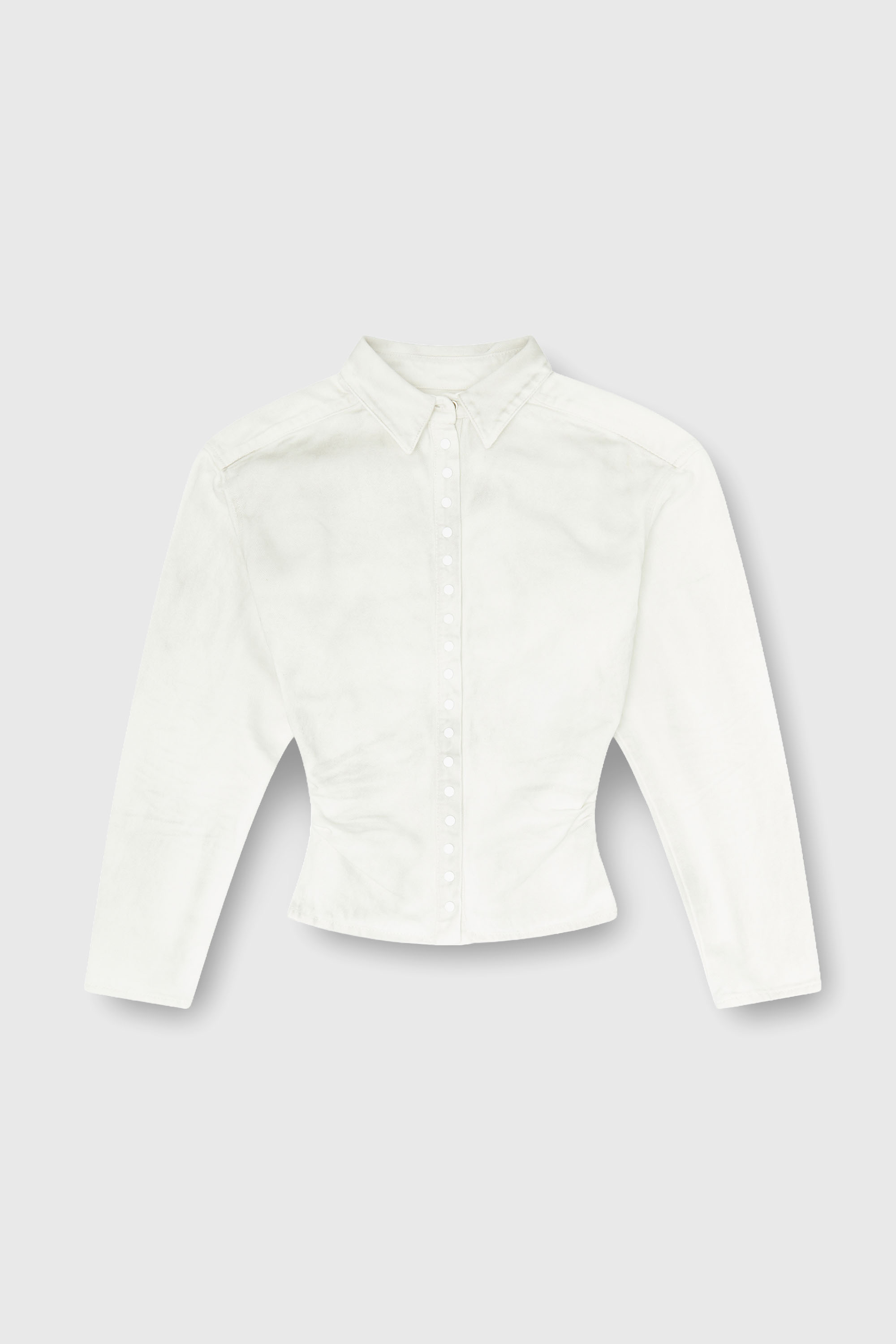 Diesel - DE-PLAZY-FSJ1, Chemise ajust&eacute;e en denim Femme in Blanc - 2