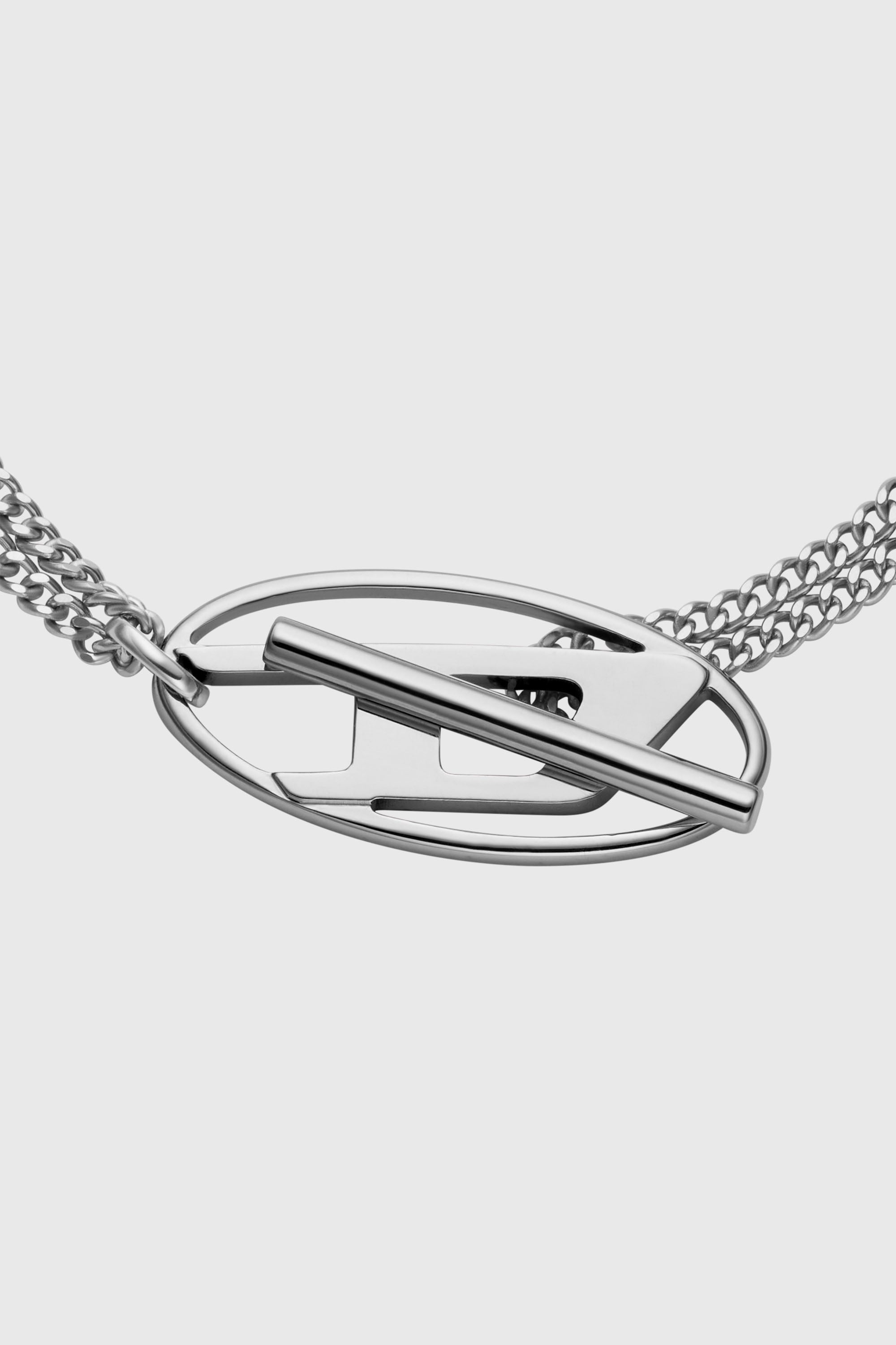 Diesel - DX1535040, Bracelet cha&icirc;ne en acier inoxydable Mixte in Gris argent&eacute; - 2