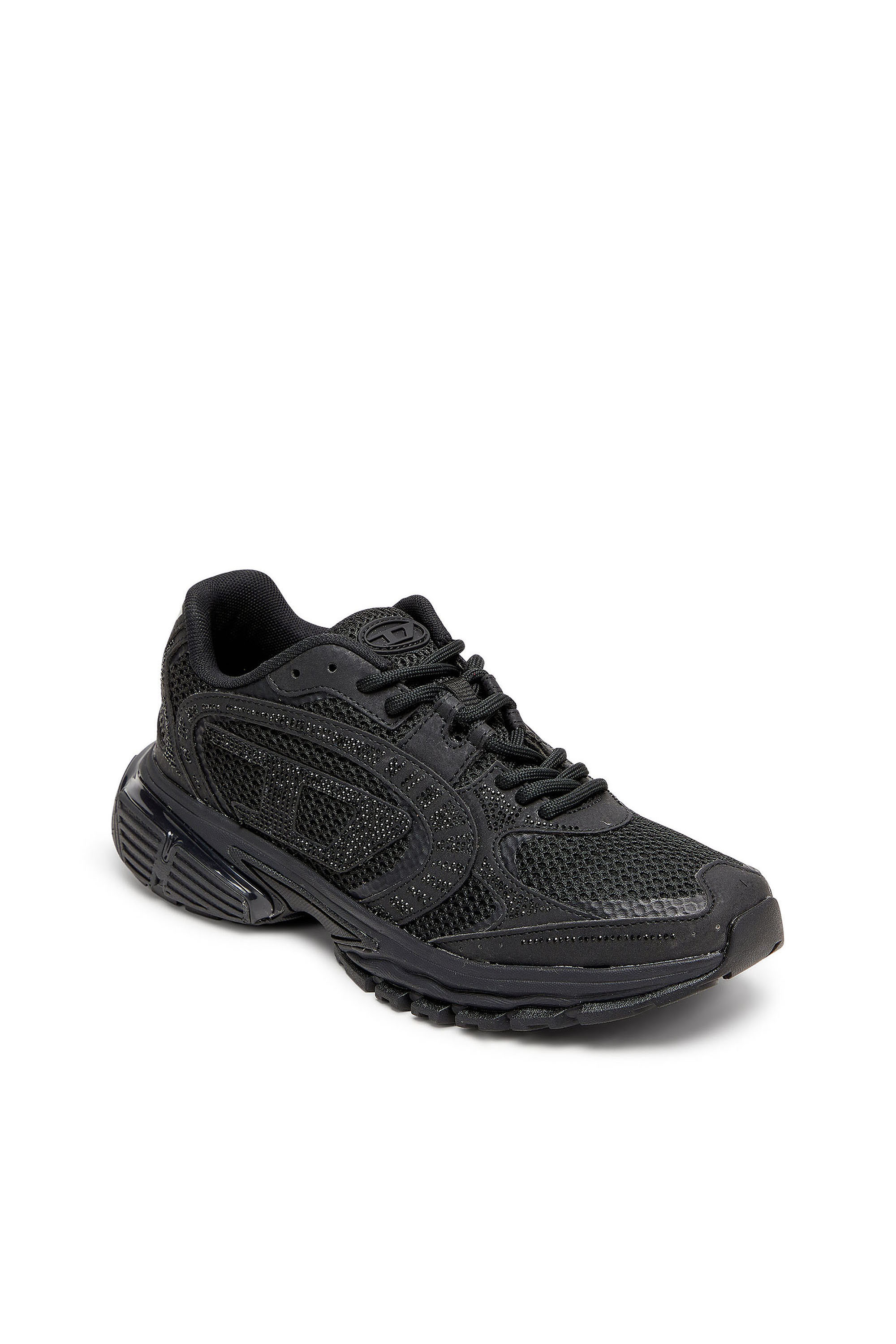 Diesel - S-PRO-V-DENSE LOW W, S-Pro-V-Dense - Sneakers en mesh avec cristaux Femme in Noir - 6