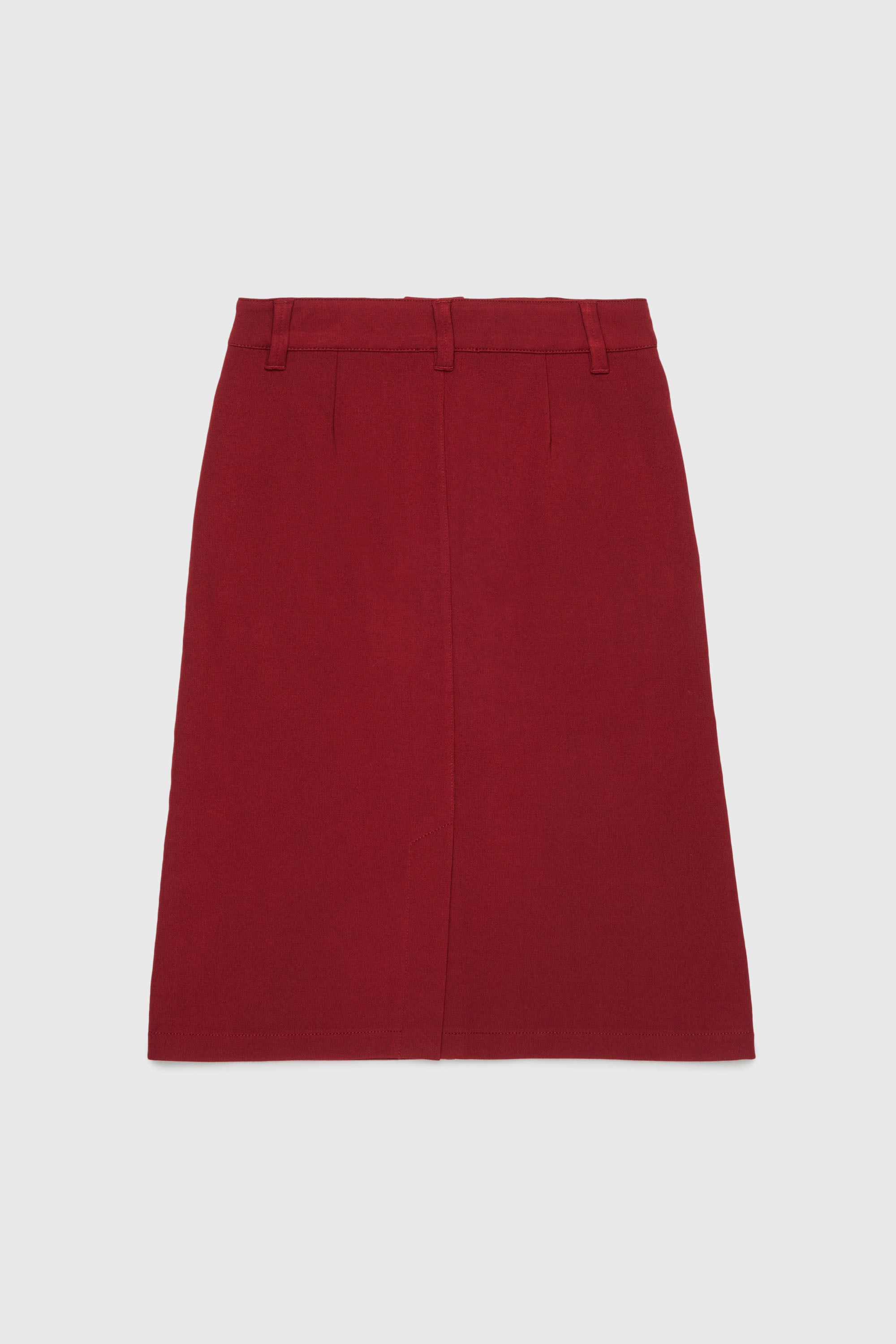 Diesel - GMILX, Jupe en m&eacute;lange de viscose stretch Femme in Rouge - 2