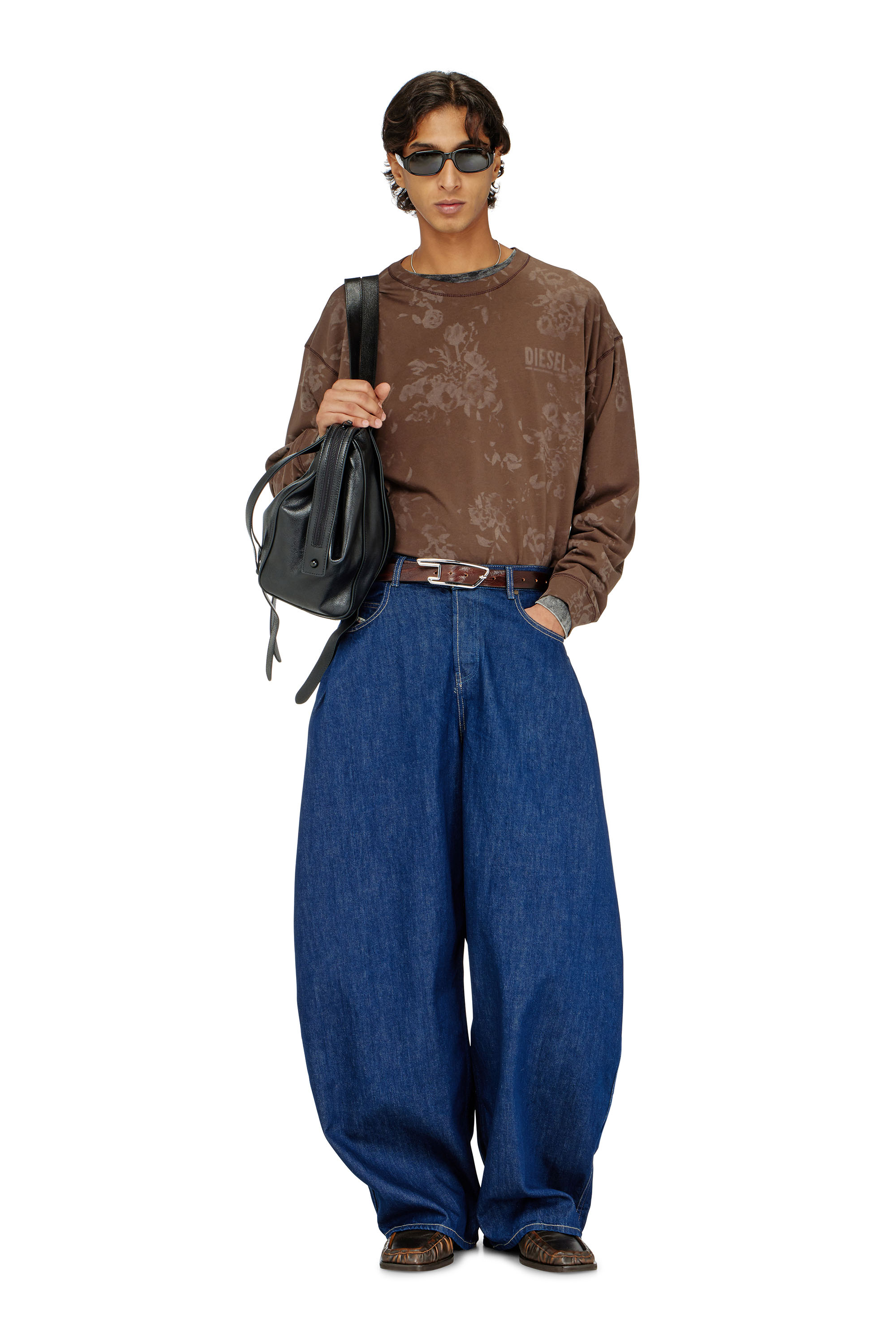 Diesel - Relaxed Jeans 1987 D-Khelz 09Q09 Femme, Bleu Fonc&eacute; - Image 7