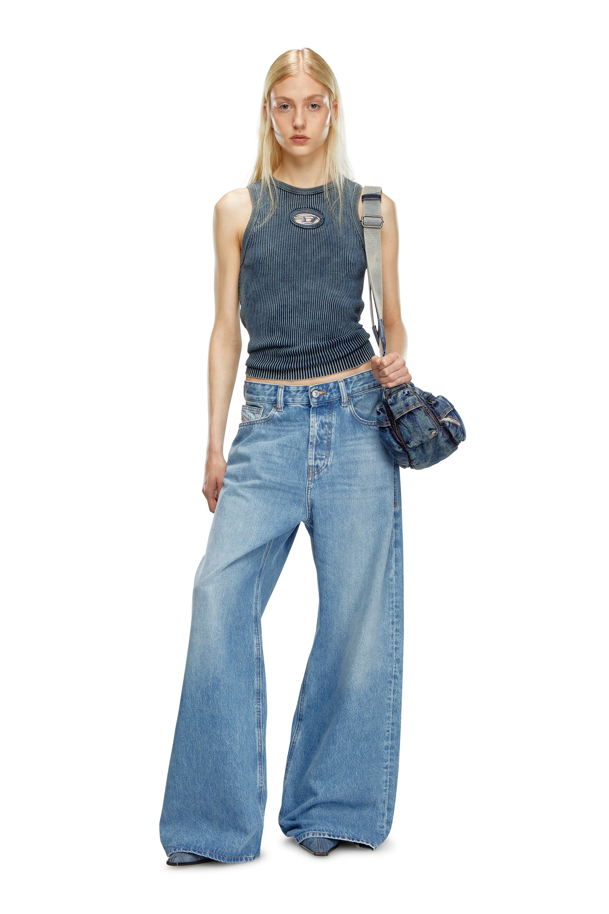 Diesel - Femme Straight Jeans 1996 D-Sire 09I29, Bleu Clair - Image 4