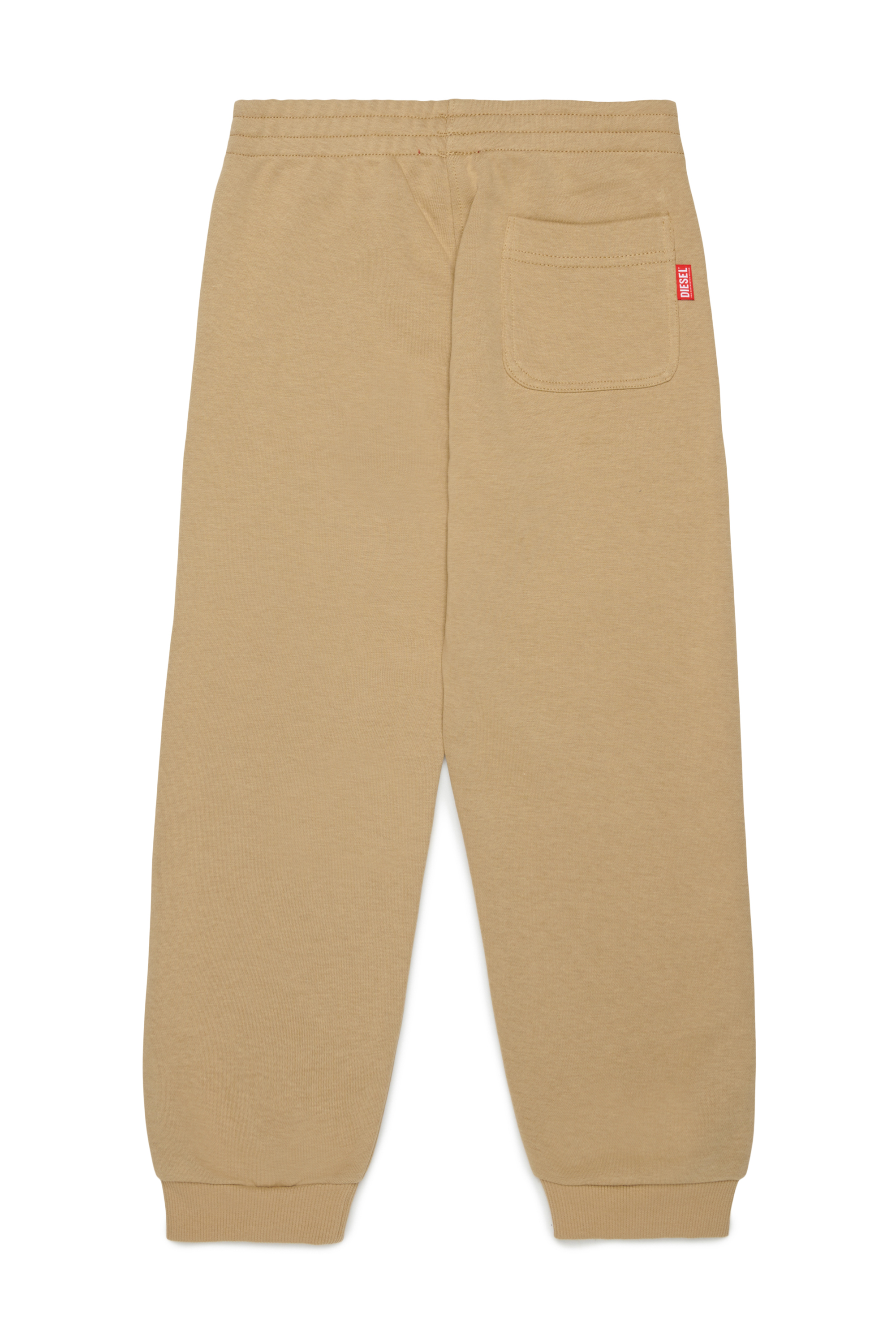 Diesel - PRES, Pantalon de surv&ecirc;tement avec logo d&eacute;coup&eacute; imprim&eacute; Homme in Marron - 2