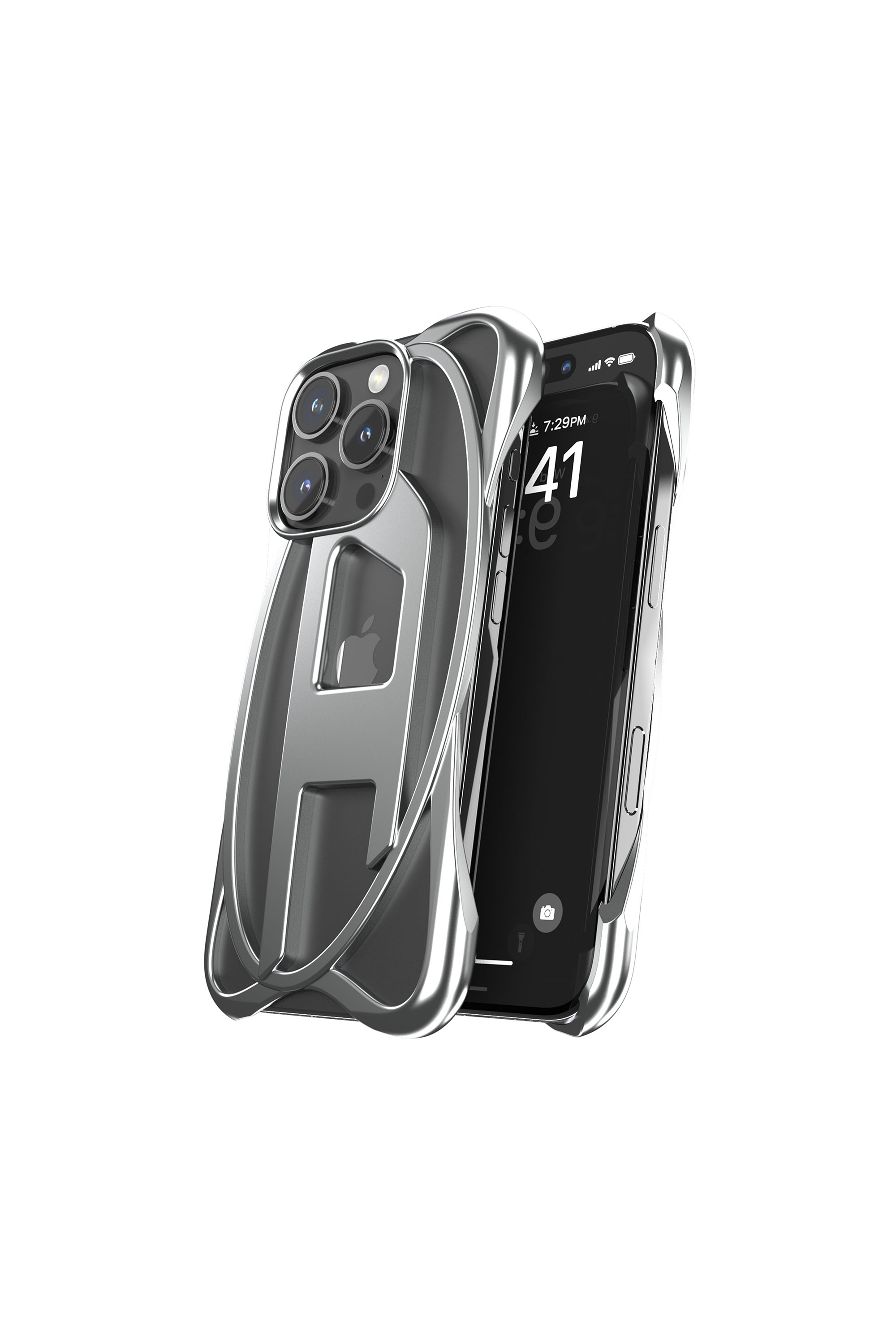 Diesel - 60207 MOULDED CASE, Coque pour iP 16 Pro Mixte in Gris - 2