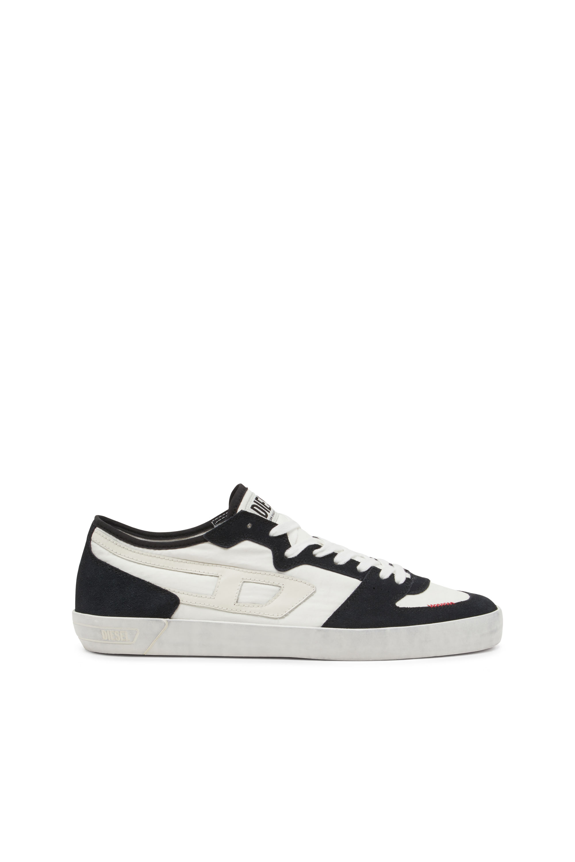 Diesel - S-LEROJI D-1 LOW, S-Leroji D-Sneakers en ripstop matelassé et cuir suédé Homme in Polychrome - 1