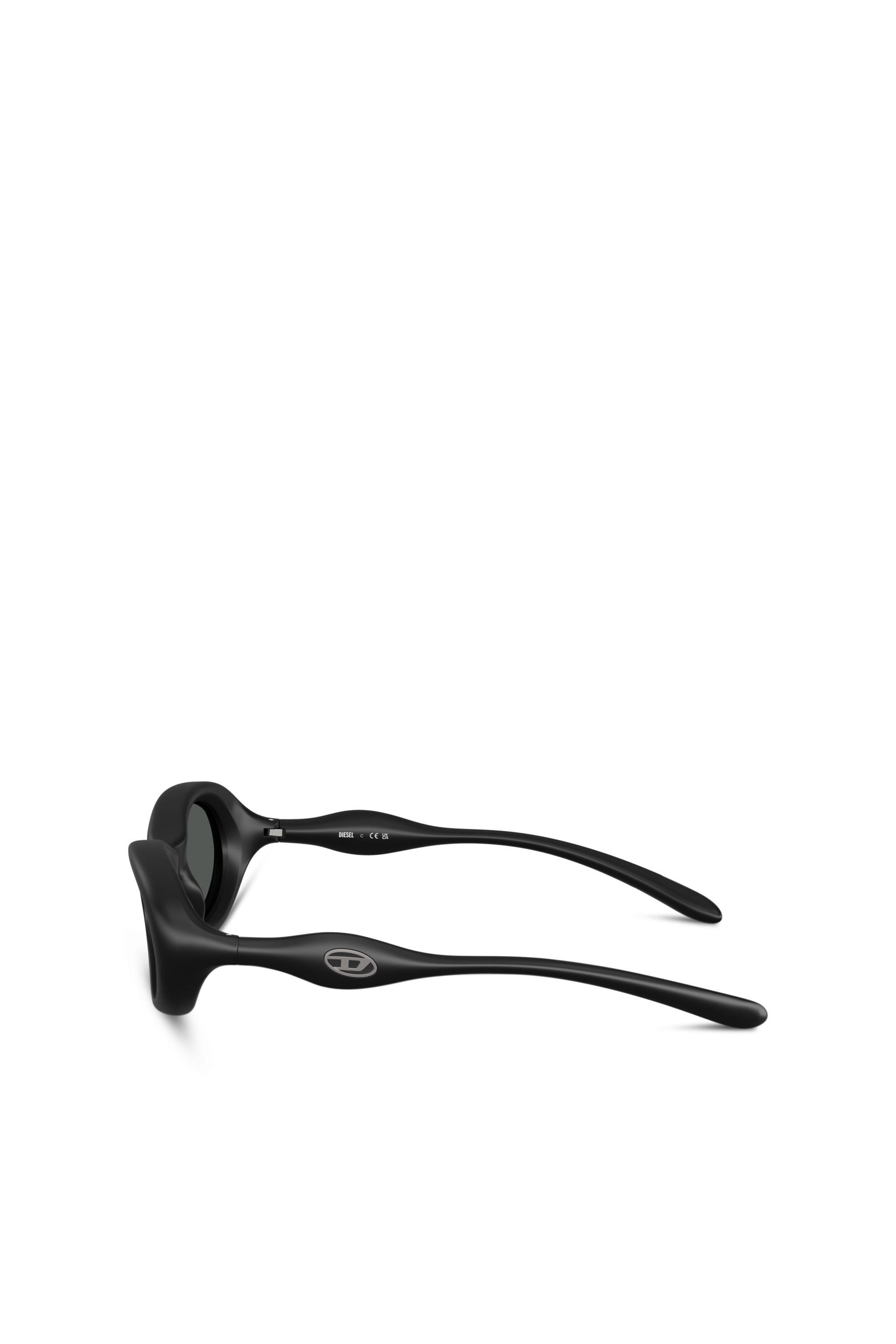 Diesel - 0DL3011U, Lunettes de soleil ovales Mixte in Noir - 3