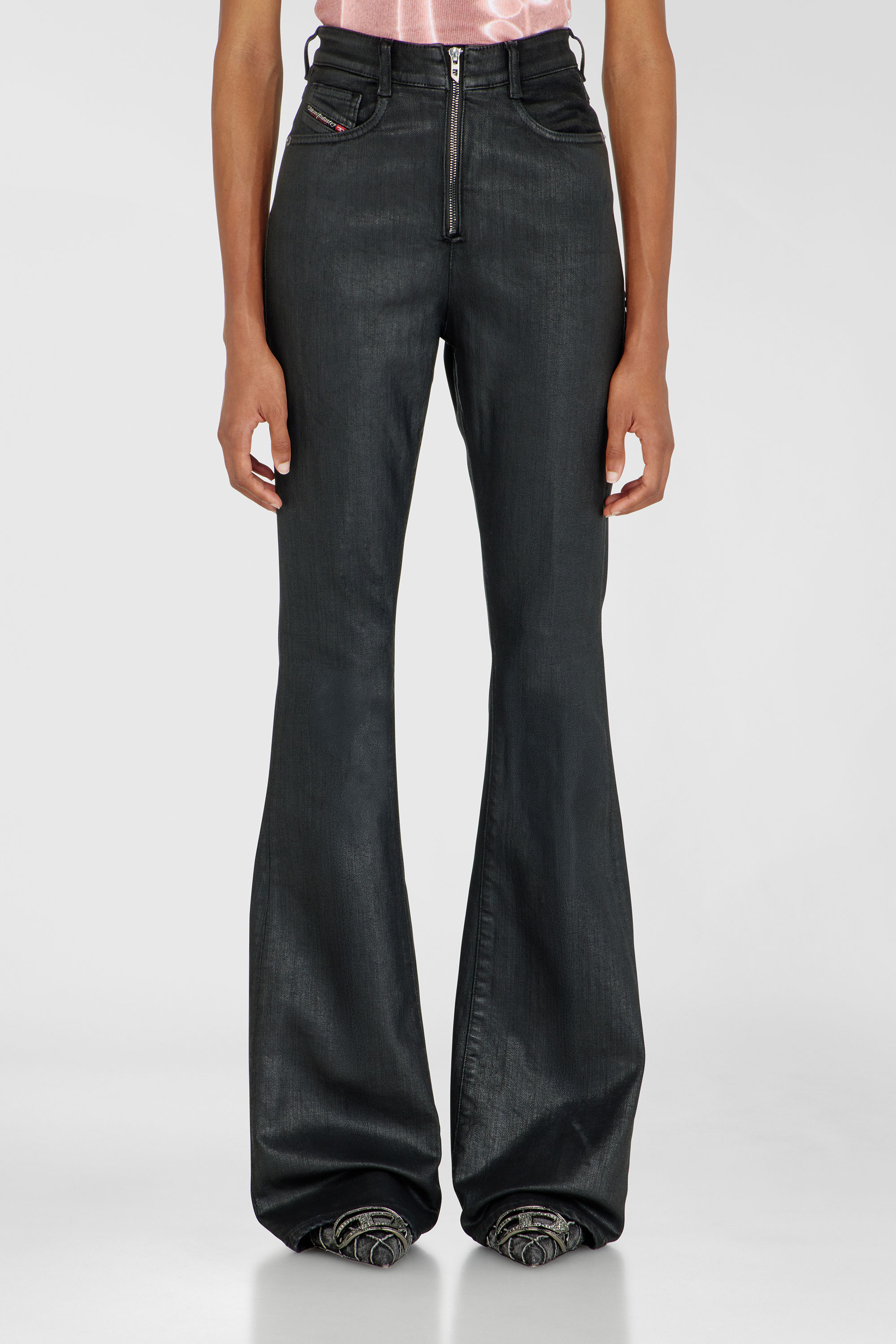 Diesel - Bootcut Jeans 1973 D-Partt 09P78 Femme, Noir/Gris fonc&eacute; - Image 1