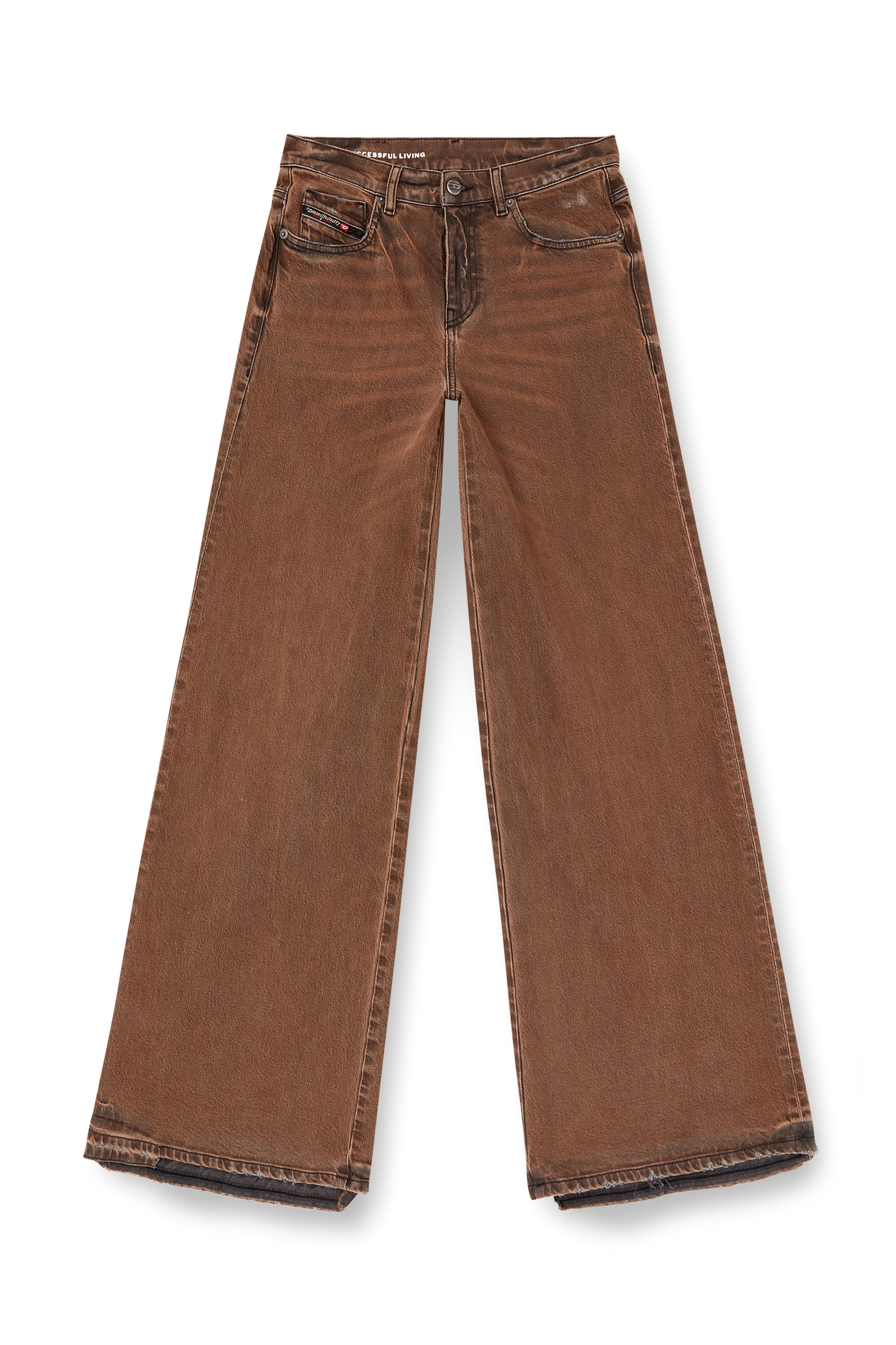 Diesel - Flare Jeans 1978 D-Akemi 09L24 Femme, Marron - Image 5